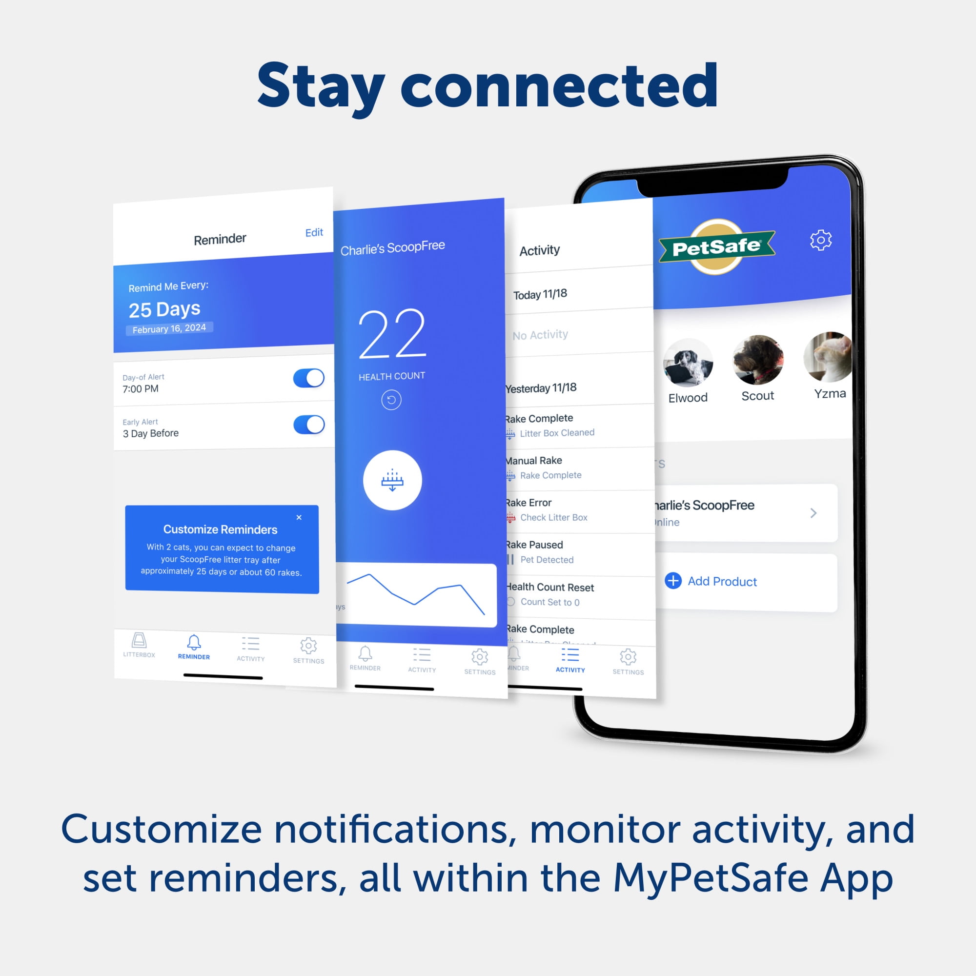 PetSafe ScoopFree Crystal Smart Self-Cleaning Cat Litter Box, Phone App Connected, Gray - Image 5