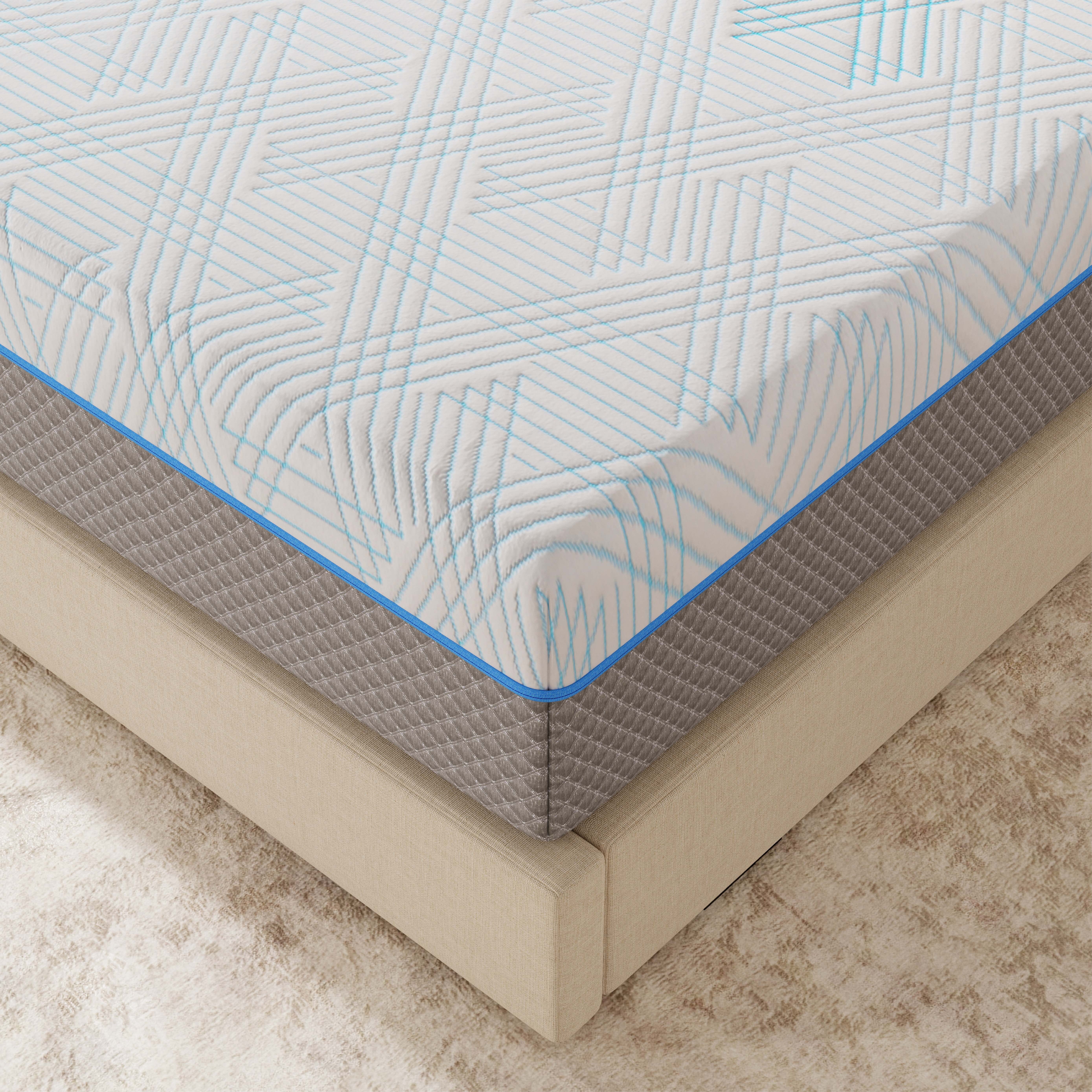 EGOHOME Queen Mattress, Gel Memory Foam 10" Mattress in a Box, Ego Serenity - Image 4