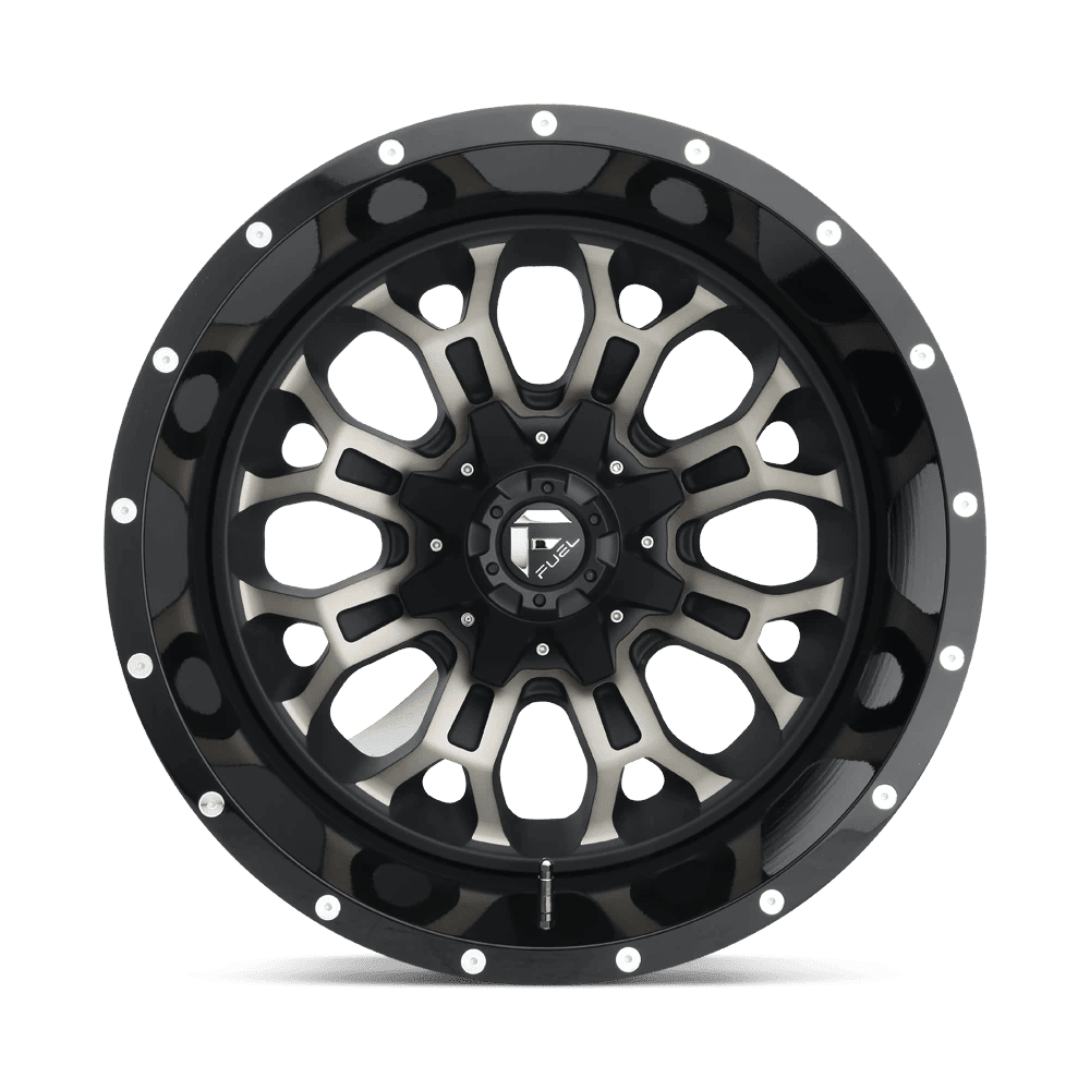 Fuel 1PC Aluminum Rim D561 CRUSH 20X9in Gloss Machined Double Dark Tint Finish, D56120901750 - Image 2