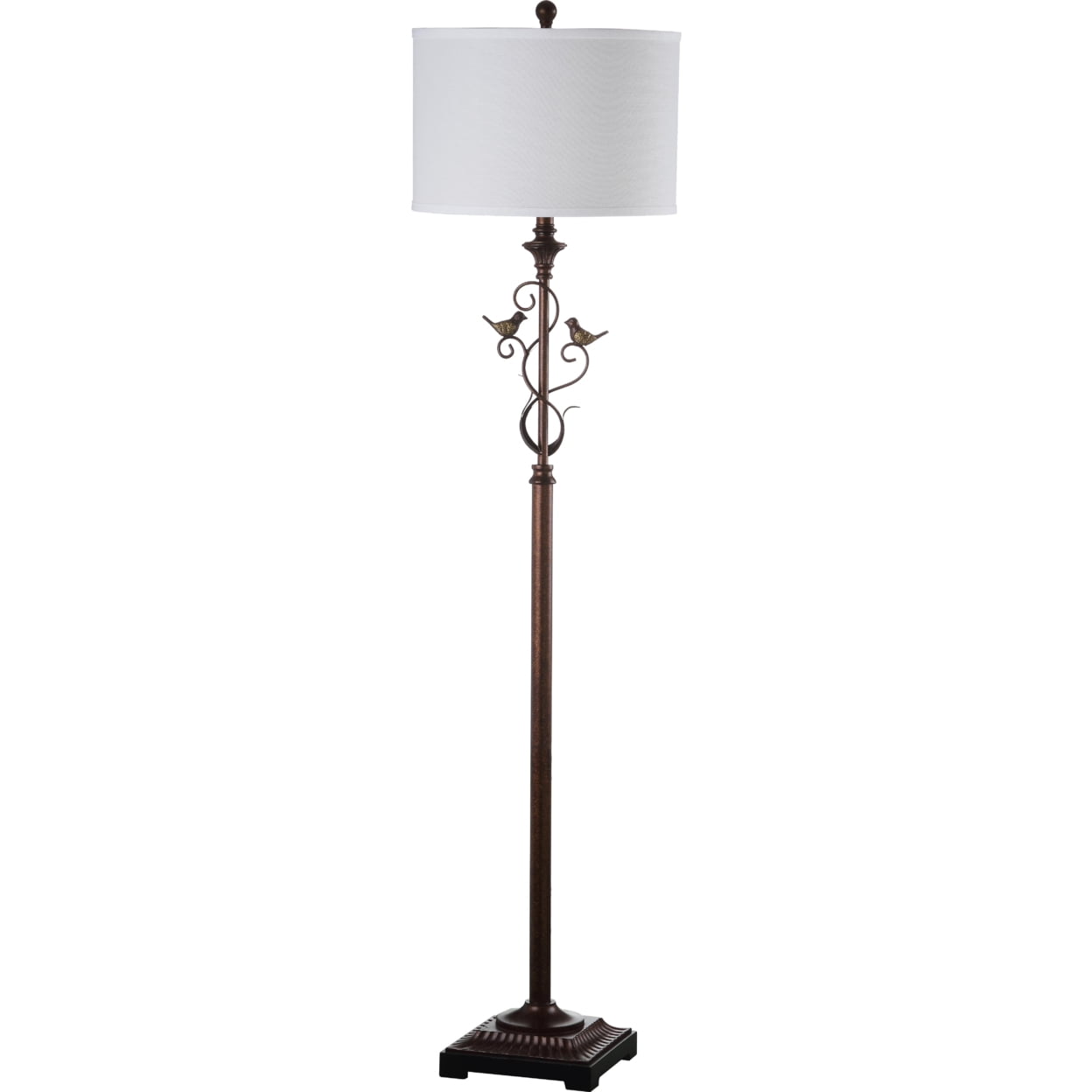 Safavieh Birdsong 61 in. H Antique Floor Lamp, Oil-Rubbed Bronze - Image 2