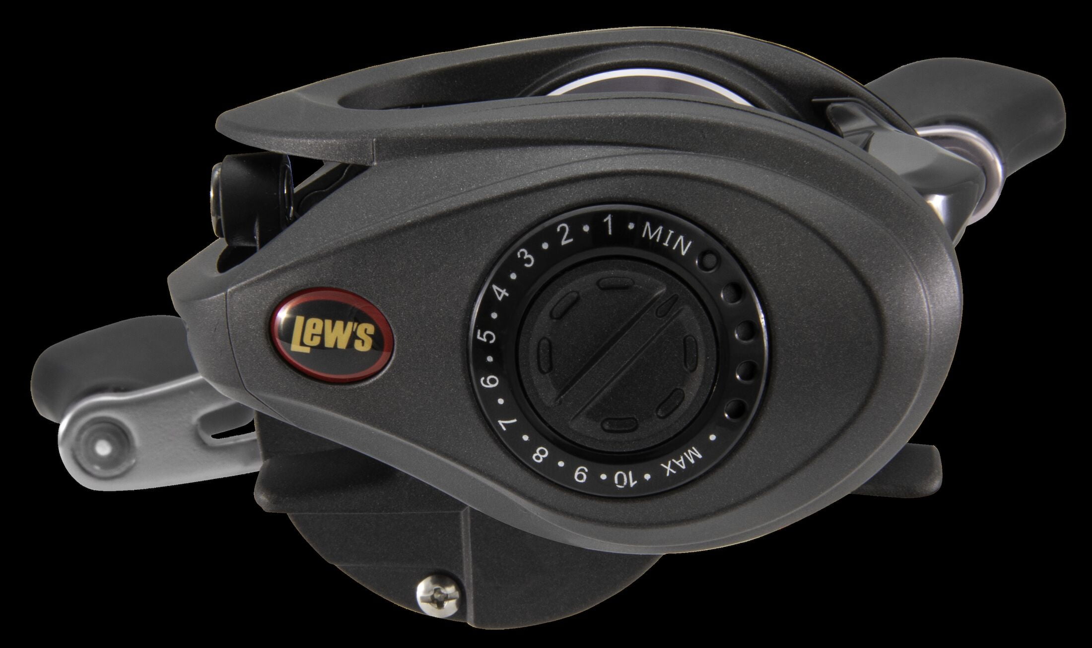 Lew's Speed Spool LFS Baitcast Fishing Reel, 8.3:1 Gear Ratio, Right-Hand Retrieve, Black - Image 3