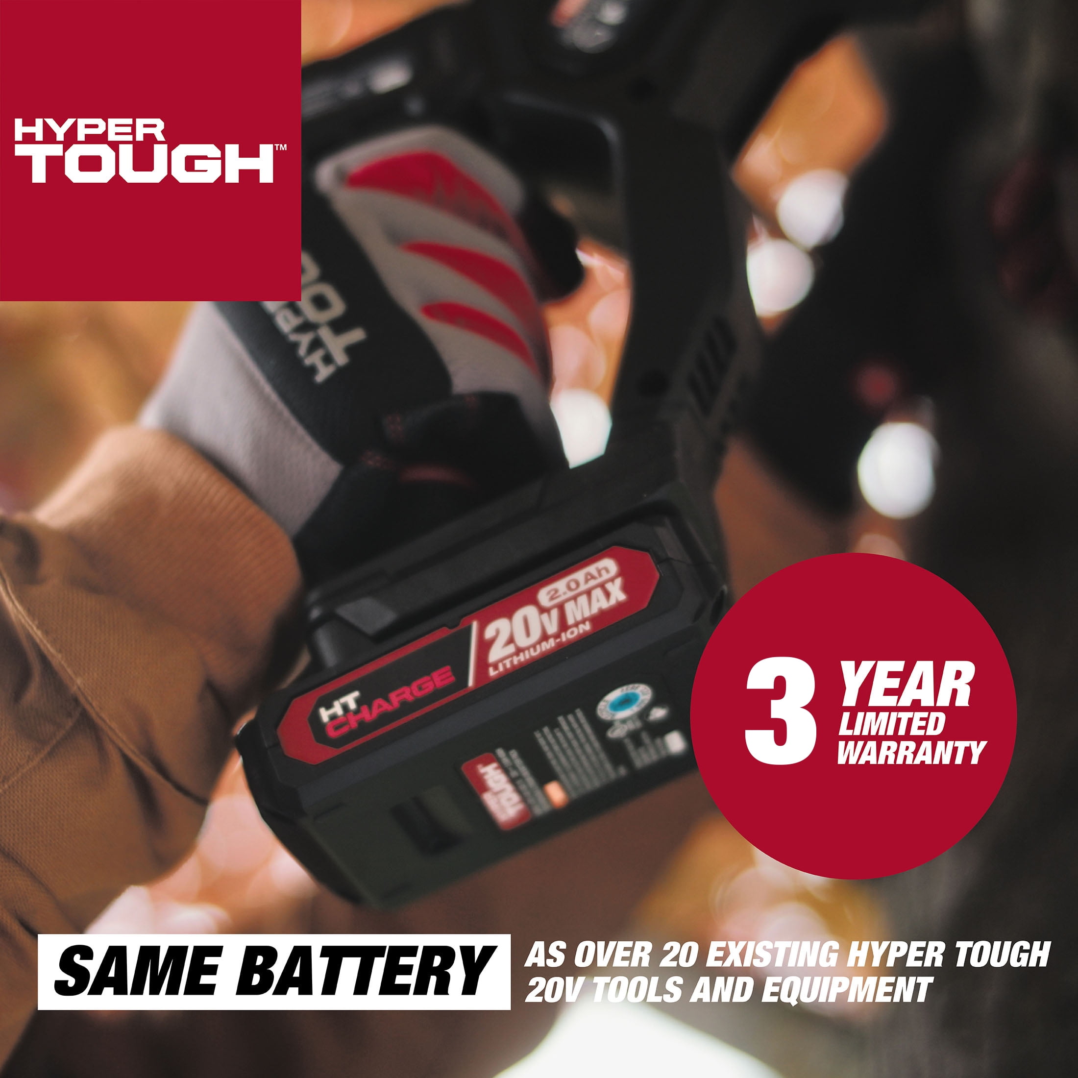 Hyper Tough 20-Volt 6-inch Mini Chainsaw with Battery and Charger, HT13-401-003-03 - Image 14