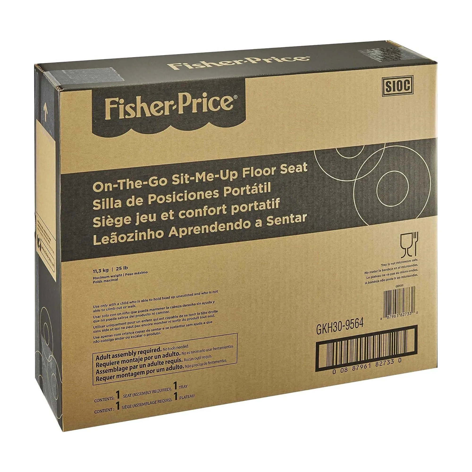 Fisher-Price Foldable Baby Travel Chair On The Go Sit Me Up Floor Seat - Image 6