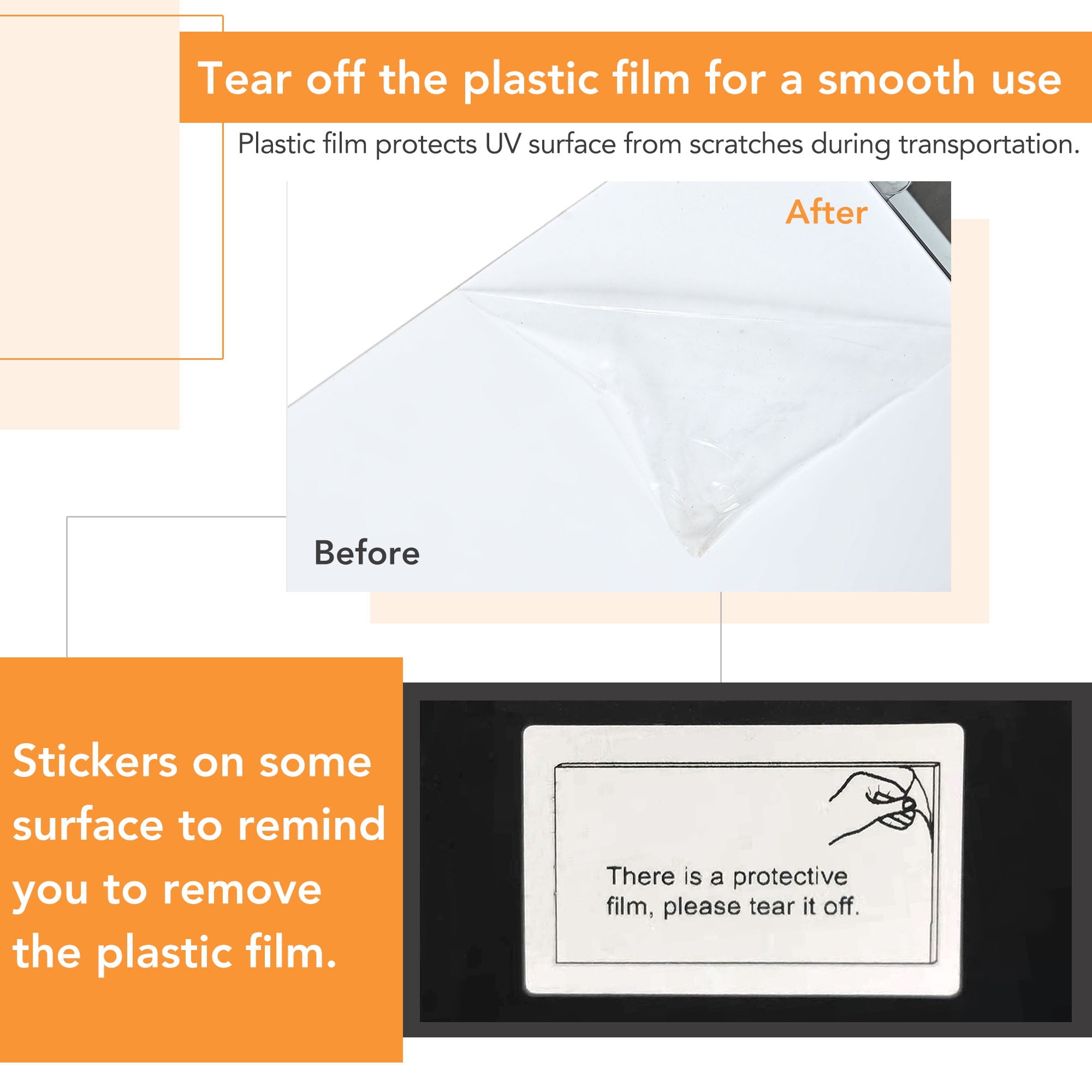 EUROCO Glass-Top Coffee Table with Open Shelves and Cabinets, Geometric Style Cocktail Table with Great Storage Capacity, Modernist 2-Tier Center Table for Living Room, White - Image 3