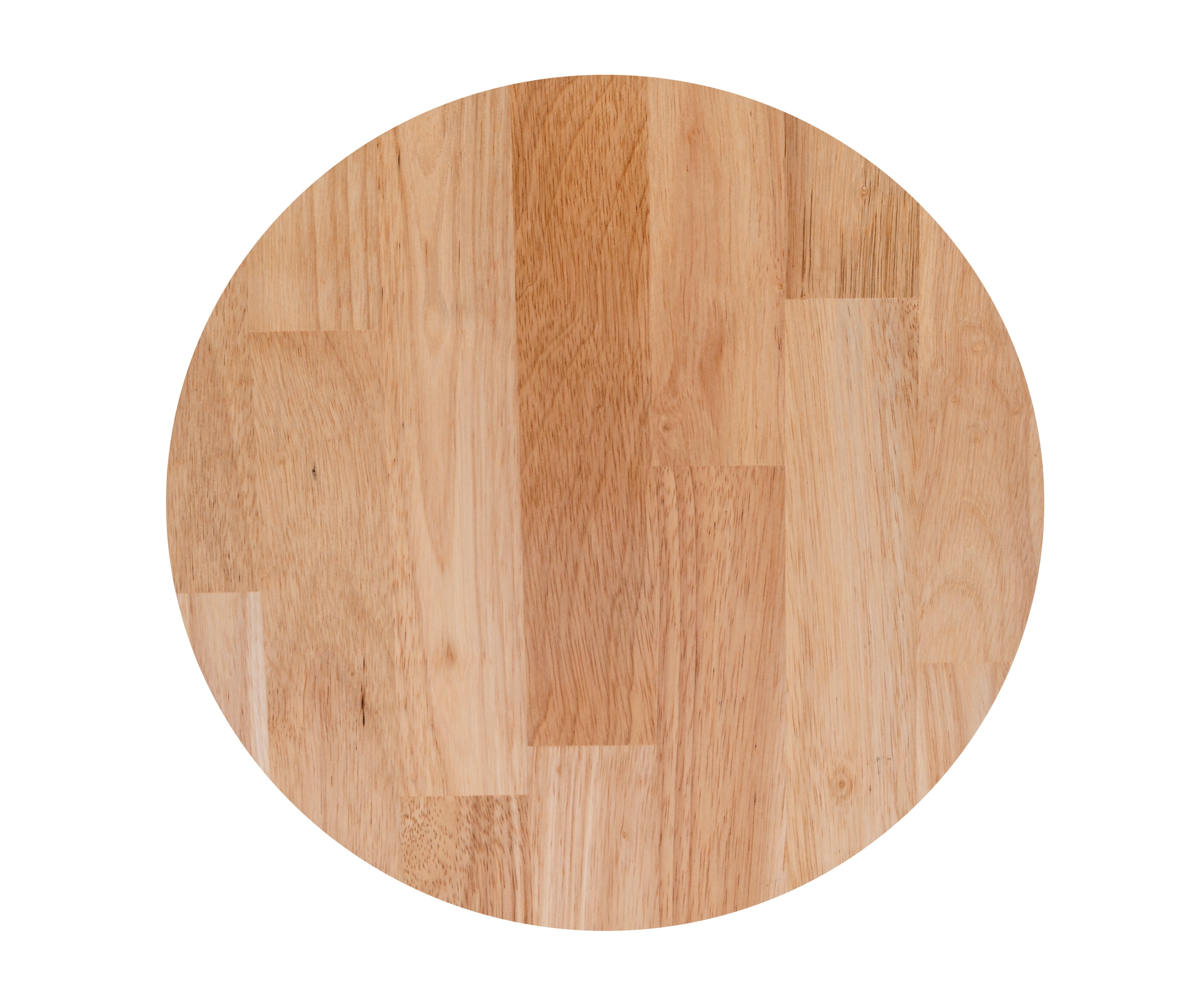 Mainstays 28"H Backless Stool Black Metal Base with Natural Wood Seat - Set of 4 - Image 3