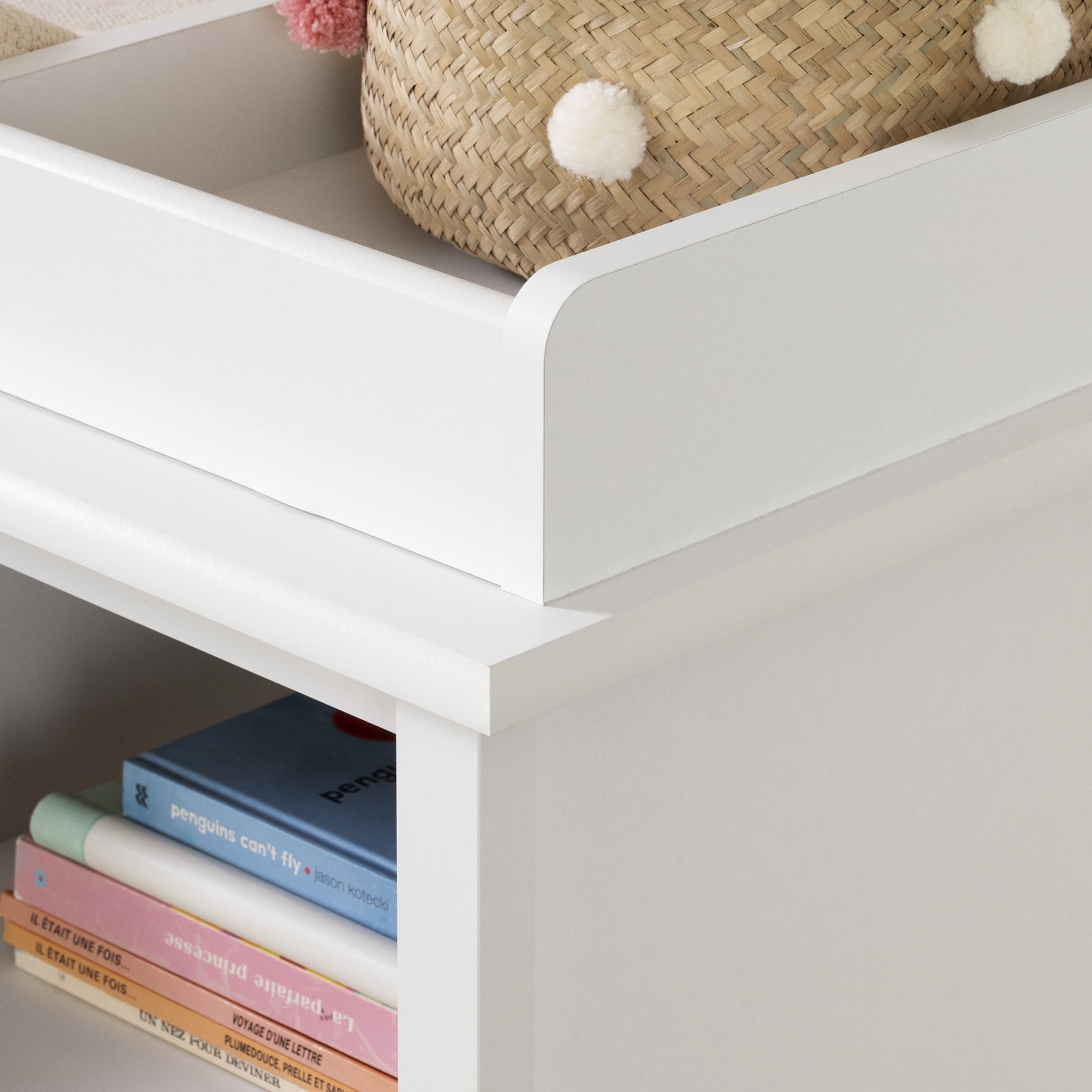 South Shore Little Smileys, Contemporary Changing table, Wide White - Image 9