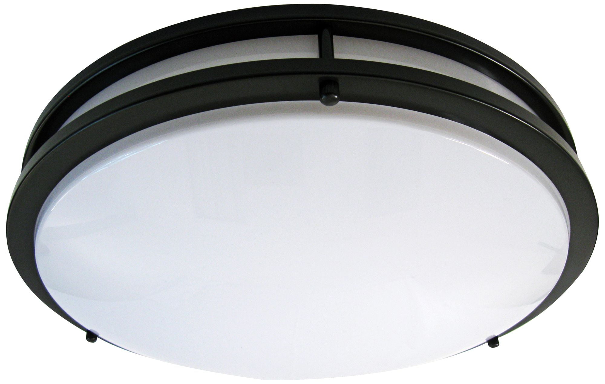 17" LED flush mount fixture.Die-Form-Cold-Rolled Steel housing. Plastic white diffuser. Dimmable. Damp location - Image 2