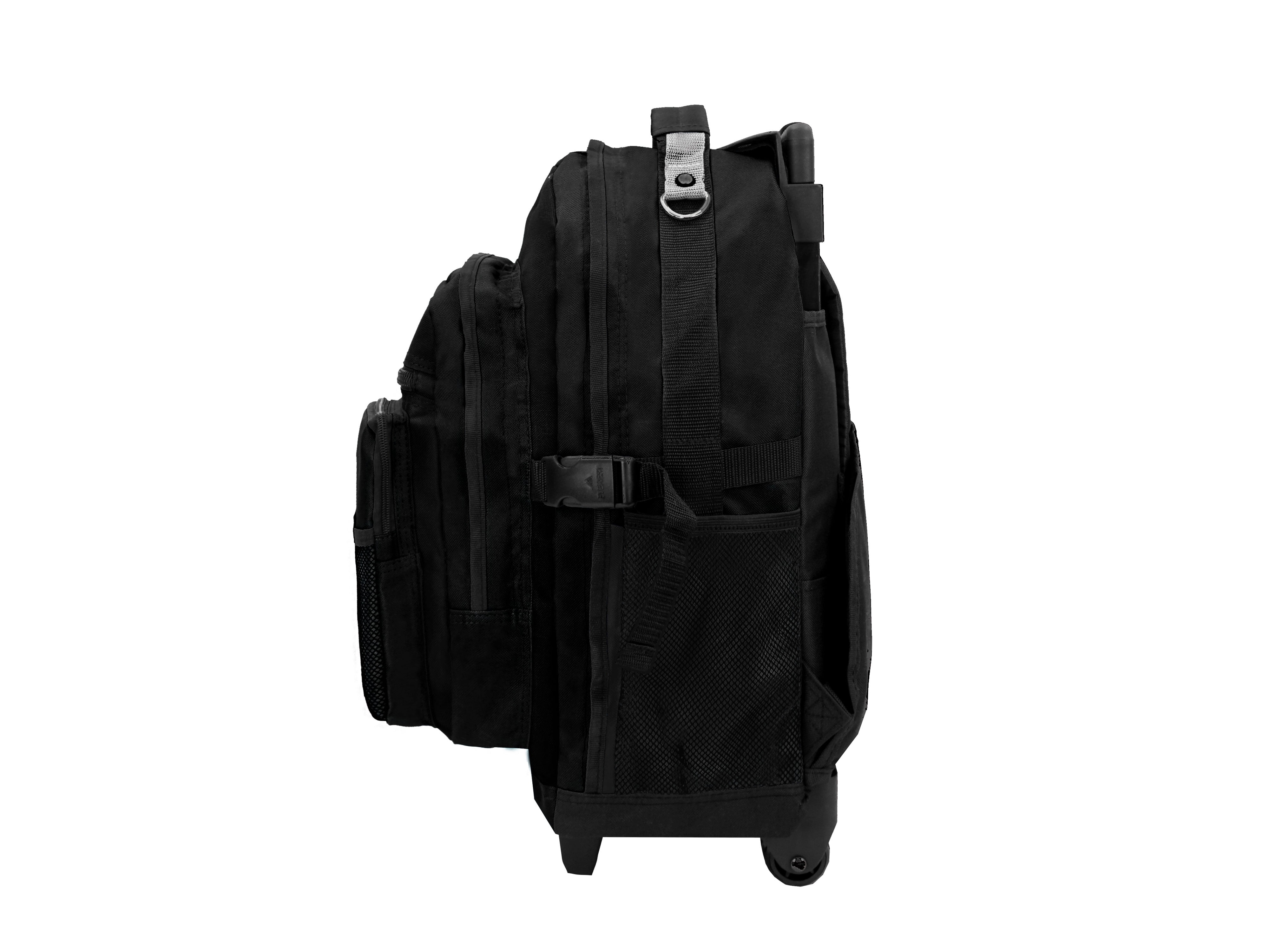 Everest Deluxe Backpack On Wheels 5045WH Black - Image 3