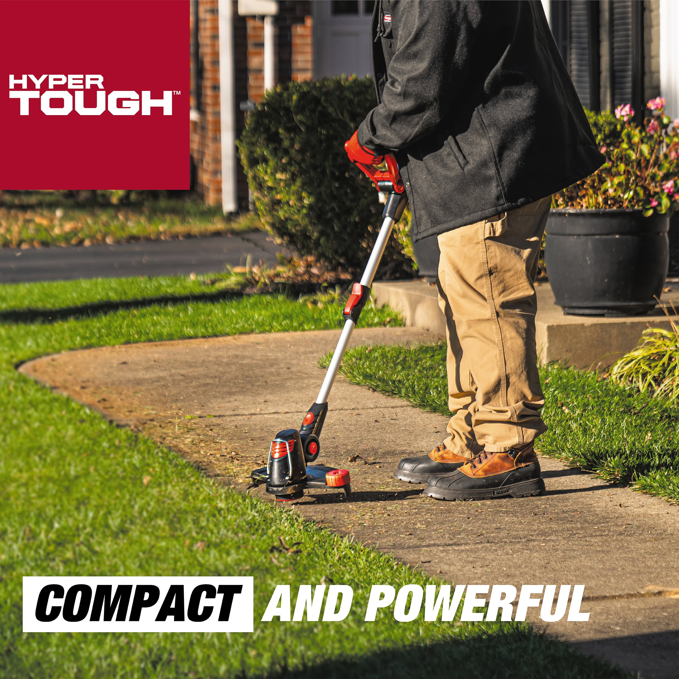 Hyper Tough 20V Max Cordless 12-inch String Trimmer, HT21-401-003-02 - Image 12