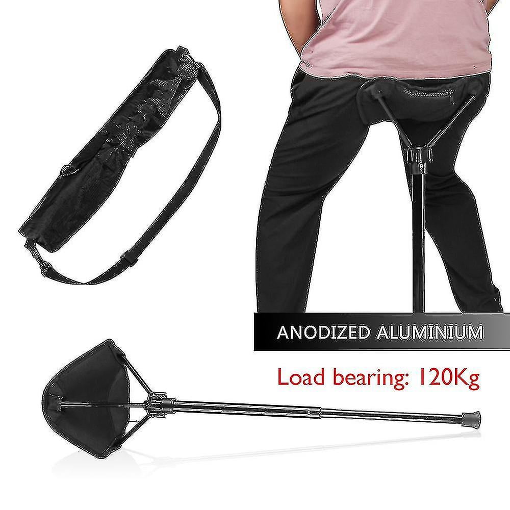 Portable Stool Height Adjustable Seat Retractable Outdoor Fishing Chair With 3 Gear - Image 4