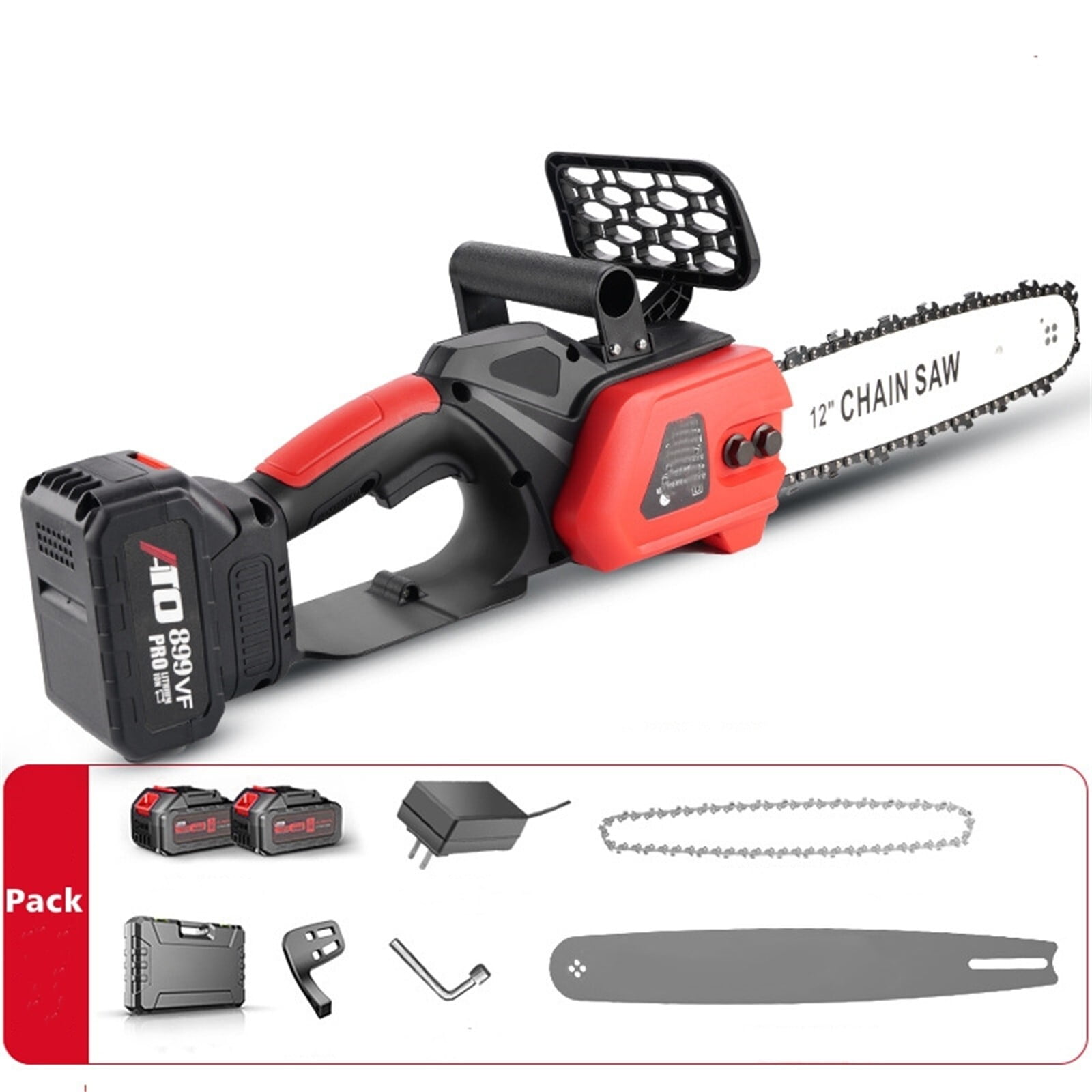 WUKETIN 12" Battery Powered Chainsaw, Lightweight and Portable - Image 9