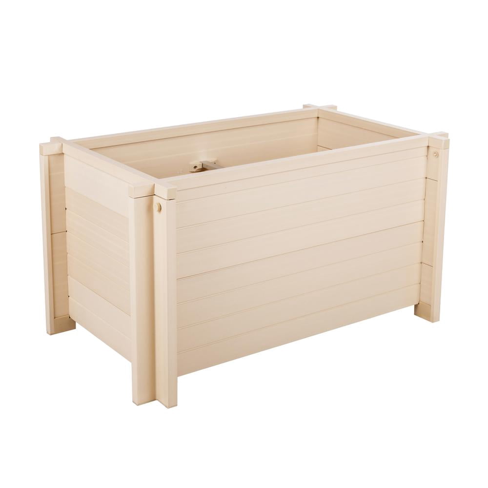 New Age Garden 30" Rectangular Planter in Maple - Image 6