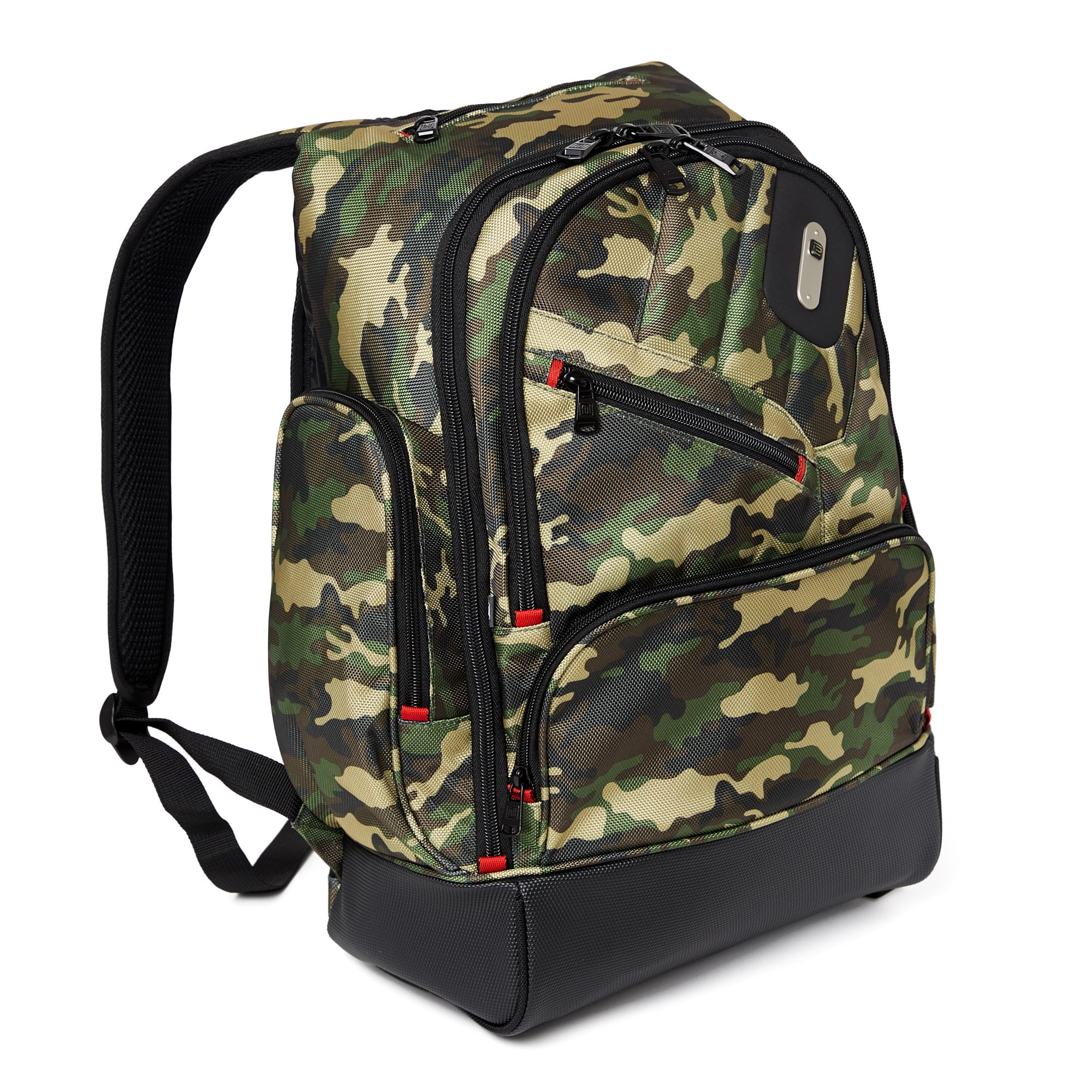Refugee 15 Inch Sleeve Laptop Backpack, Padded Computer Bag For Commute or Travel, 1680 Denier, Camo - Image 2