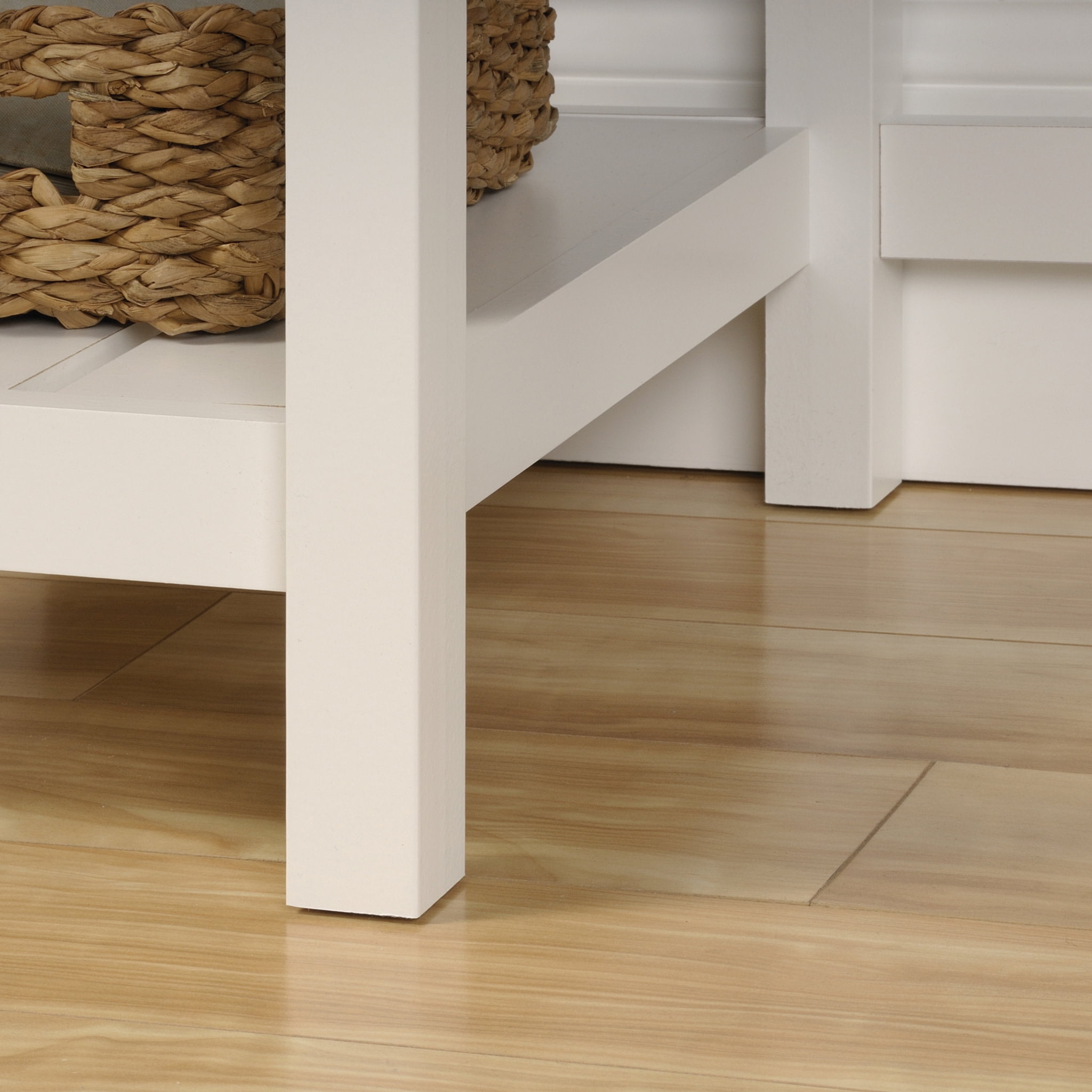 Sauder Cottage Road Computer Desk, Soft White Finish - Image 10