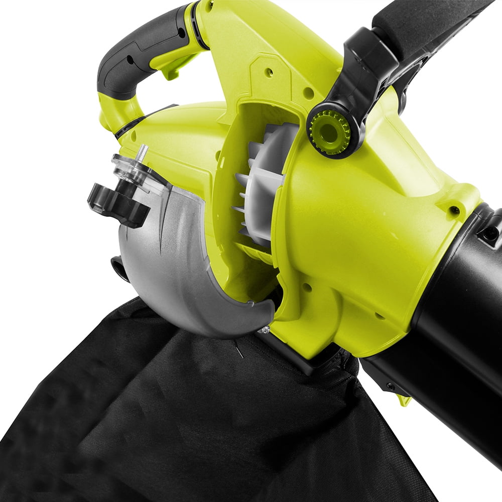 Sun Joe Electric Leaf Blower, Vacuum & Mulcher, 180 MPH, 195 CFM, Leaf-Grabbing Teeth, Telescopic Frame, 12-Amp - Image 6