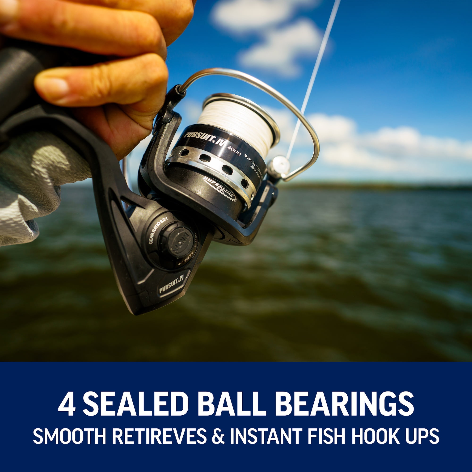 PENN Pursuit® IV Combo, 7' Medium Fishing Rod, 4000 Size Reel - Image 5