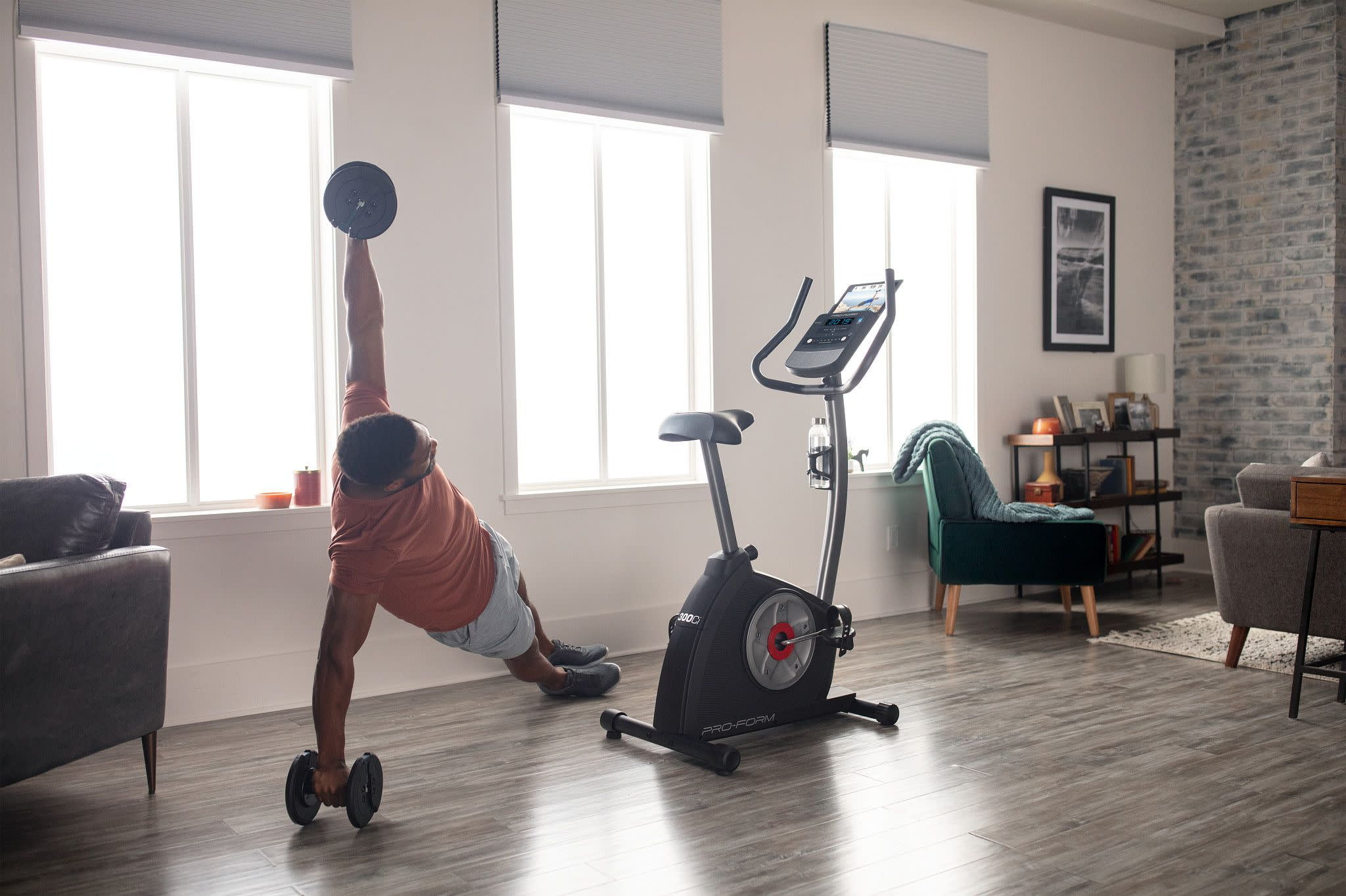 ProForm Cycle Trainer 300 Ci Upright Stationary Exercise Bike, Compatible with iFIT Personal Training - Image 6