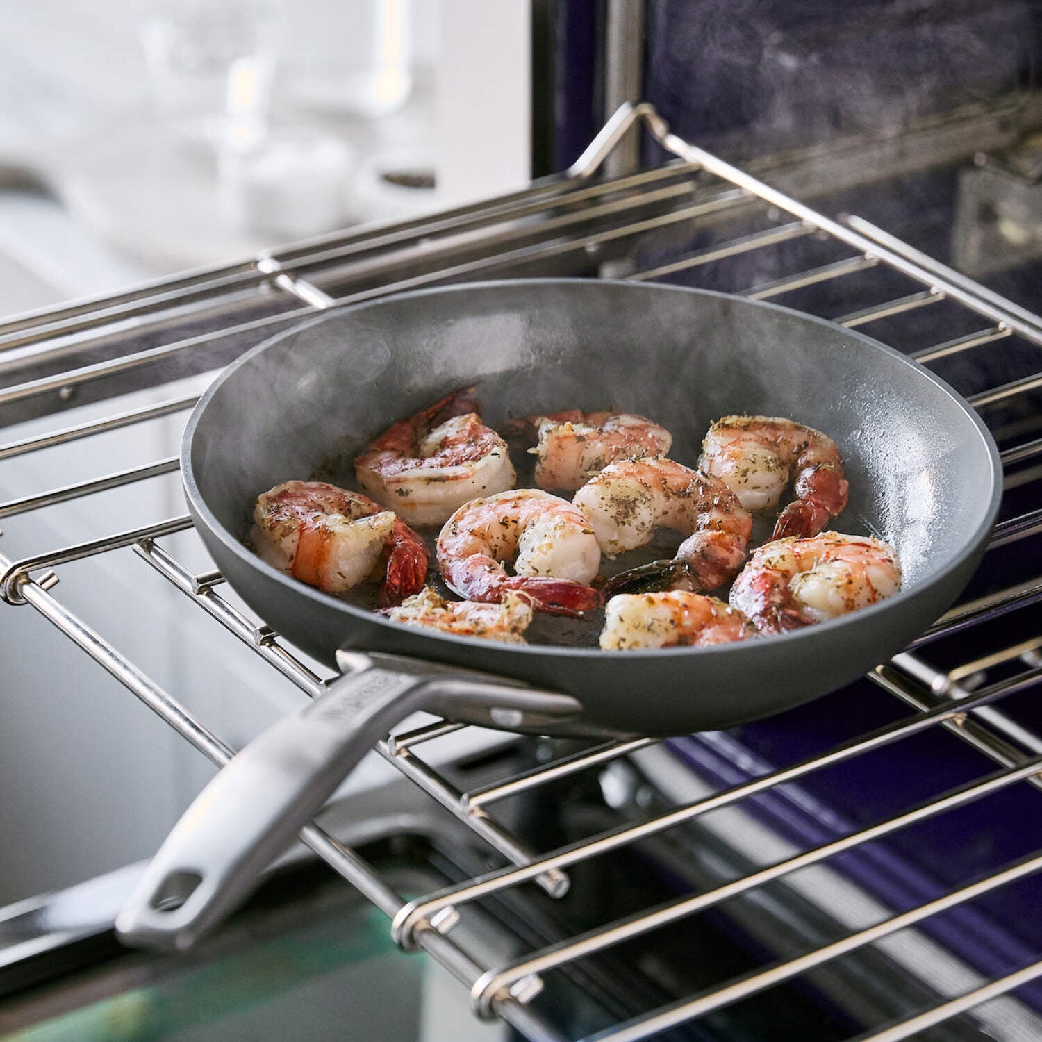 GreenPan Paris Pro Healthy Ceramic Non-Stick 2-Piece Open Frypan Set, 10" and 12" - Image 2