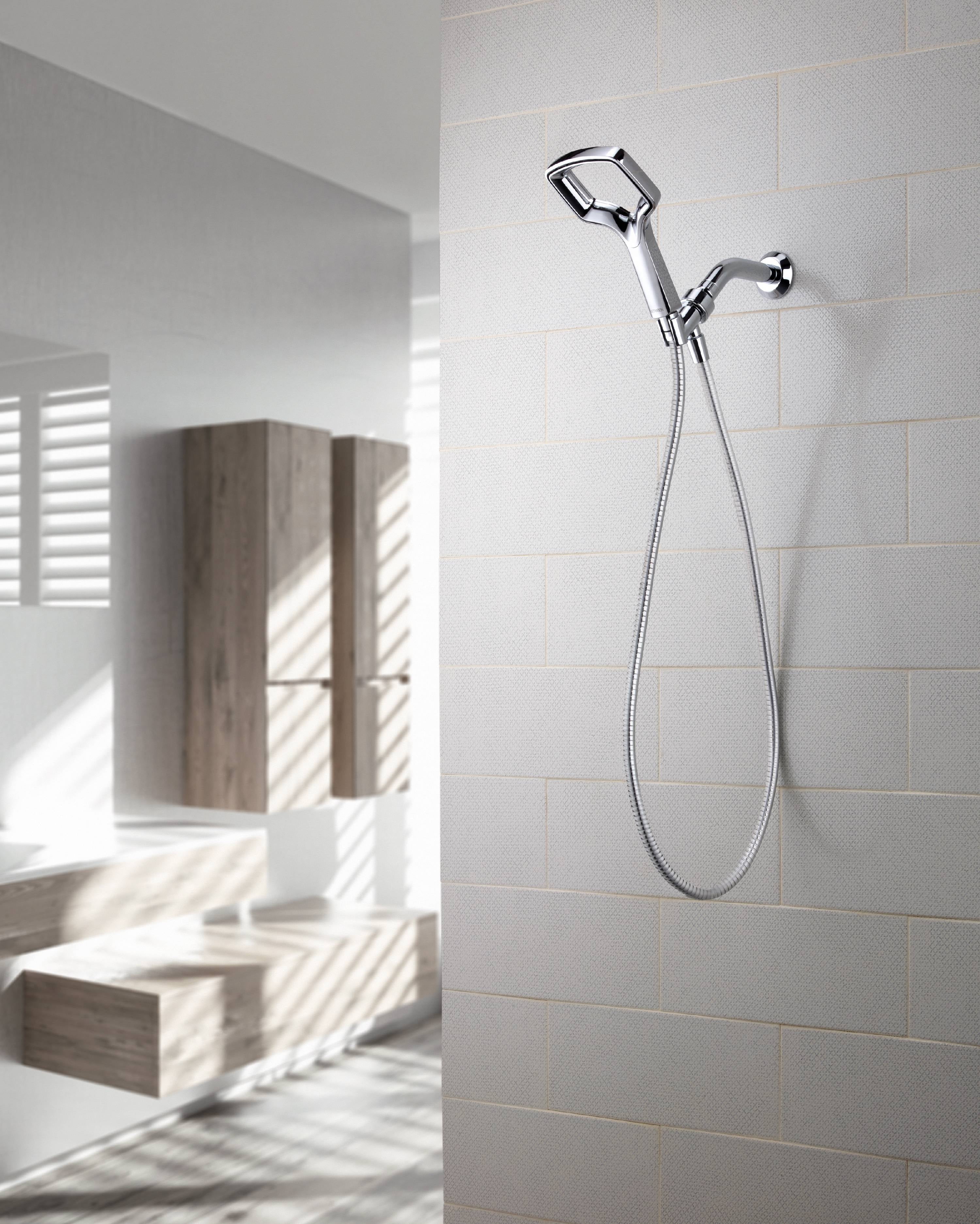 Methven Rua Handheld Shower Head 28% Less Water 1.8 GPM Water Saving Satinjet Patented Technology, with Hose and Adjustable Shower Arm Mount (meet 2018 California Energy Commission regulation) - Image 4