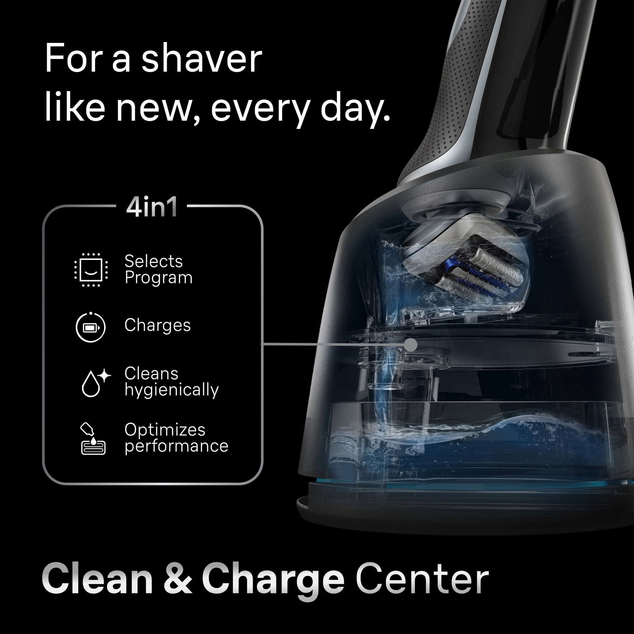 Braun Electric Razor for Men Series 7, Electric Shaver, 4-in-1 Clean & Charge Center, Travel Case, S7 7171cc - Image 7