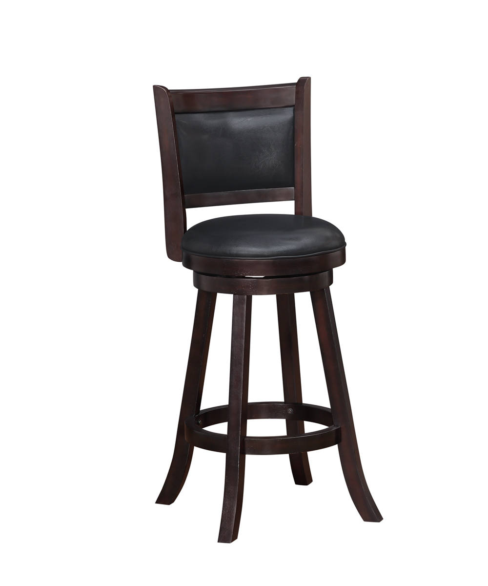 Boraam Rhea 29" Swivel Bar Stool, Merlot - Image 2