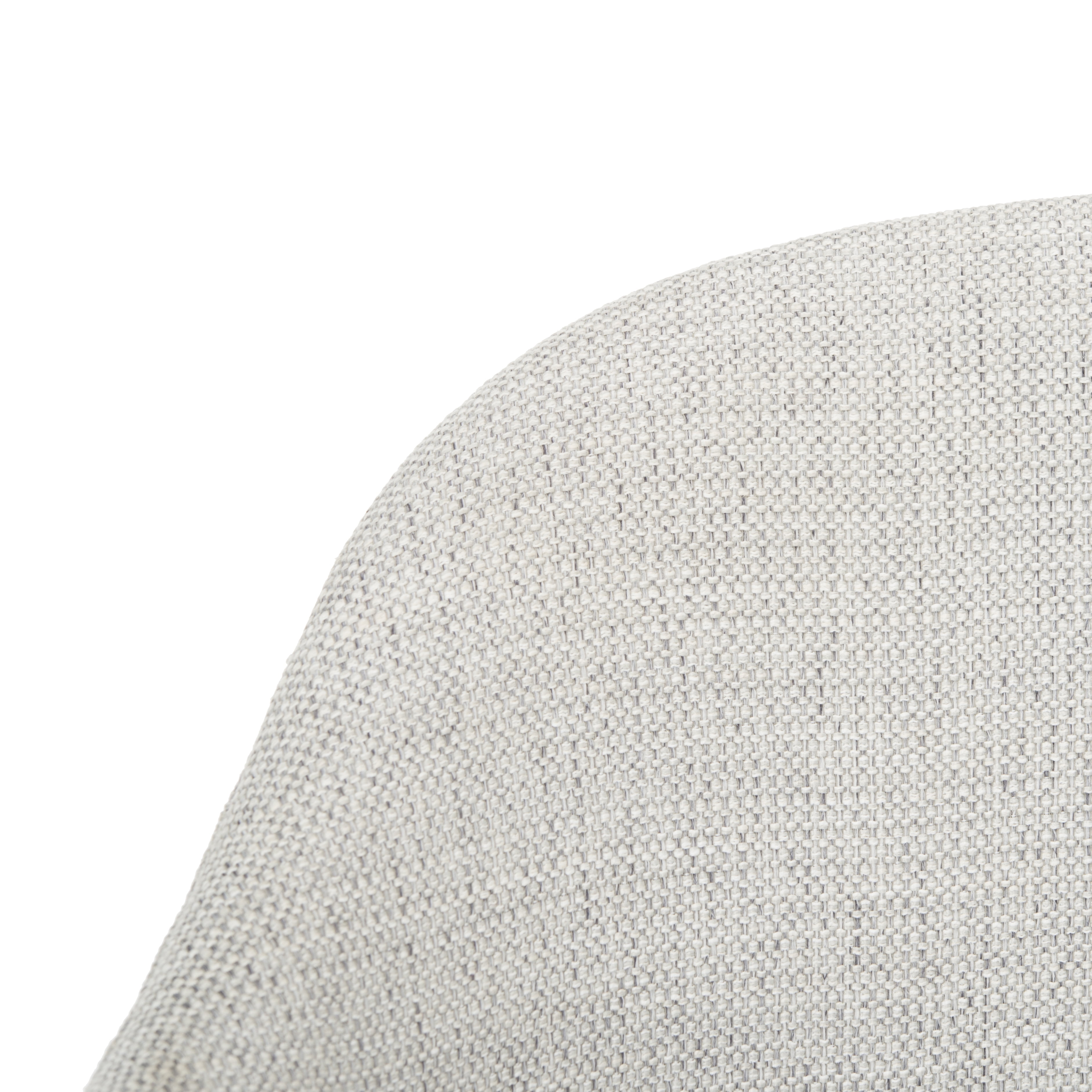 SAFAVIEH Couture Edmond Contemporary Polyester Acrylic Solid Dining Side Chair, Light Gray - Image 6