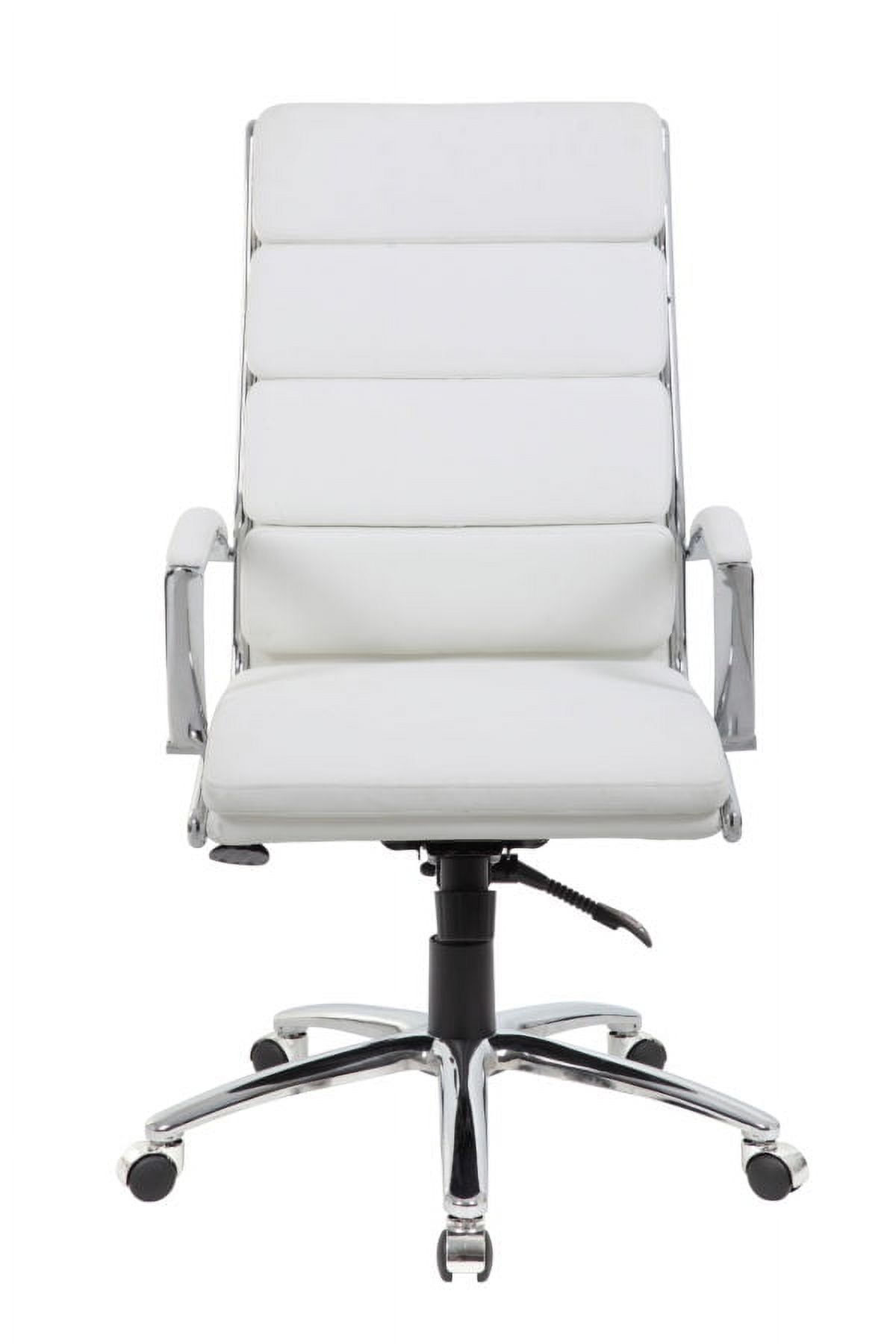 Boss Office Products Executive CaressoftPlus Chair with Metal Chrome Finish - Image 7