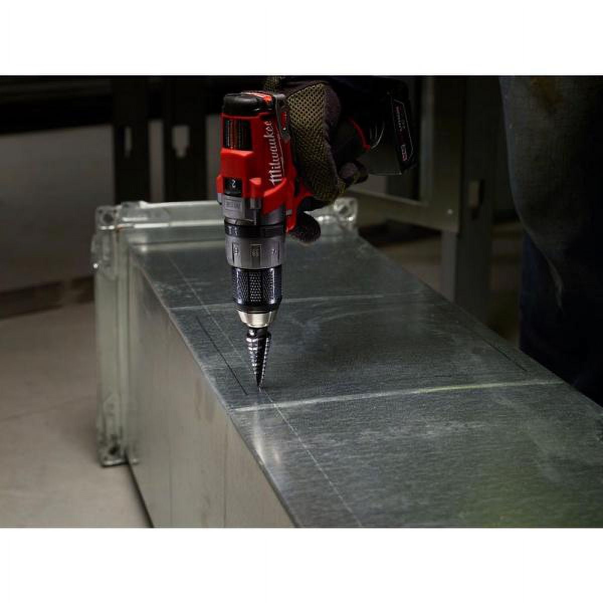 Milwaukee Tool #8 Step Drill Bit, 1/2" - 1" by 1/16" - Image 3