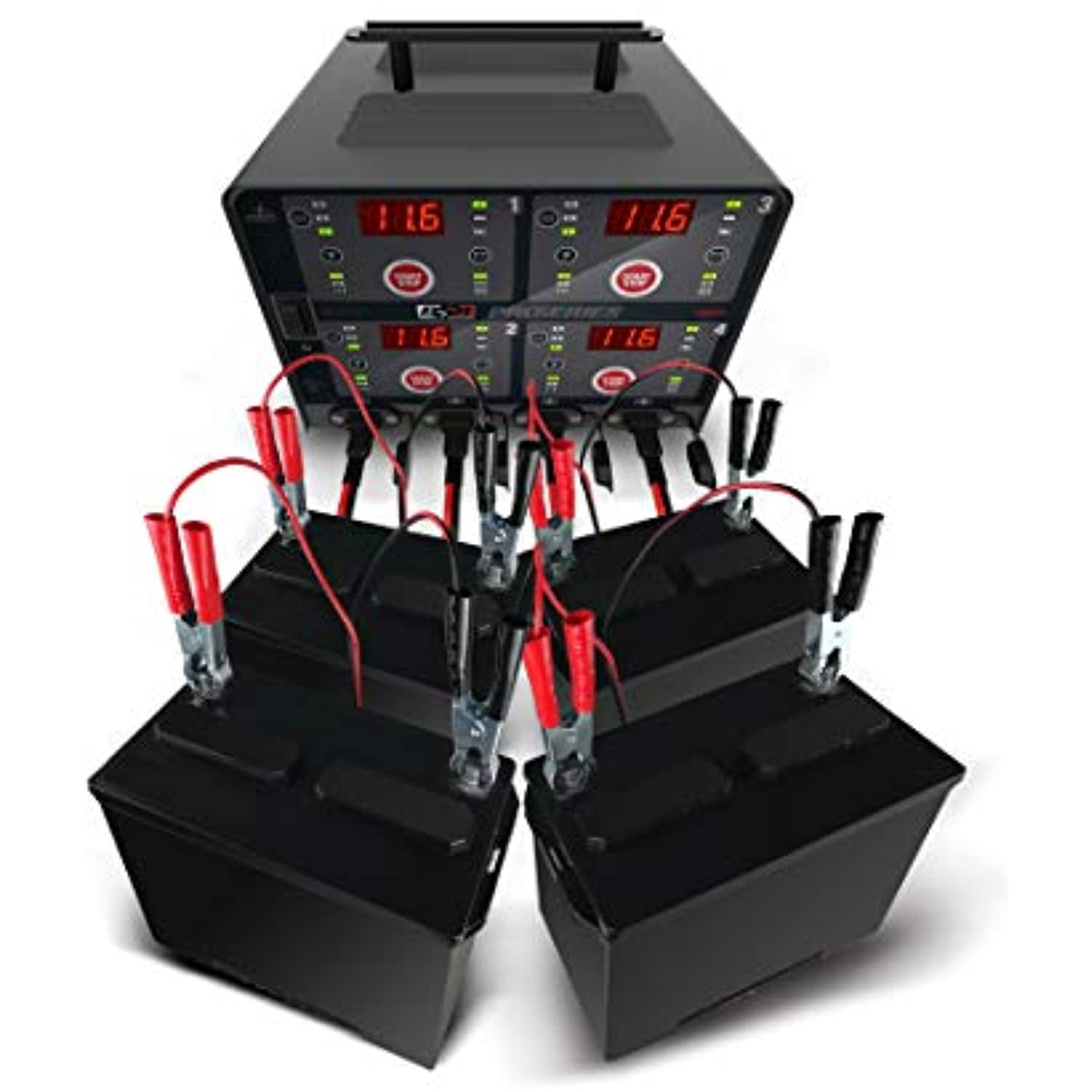 Schumacher Electric DSR Pro Heavy-Duty 4-Bank Automatic 10A Car Battery Charger and Maintainer, For 6V/12V Automotive and Marine Batteries, DSR125 - Image 12