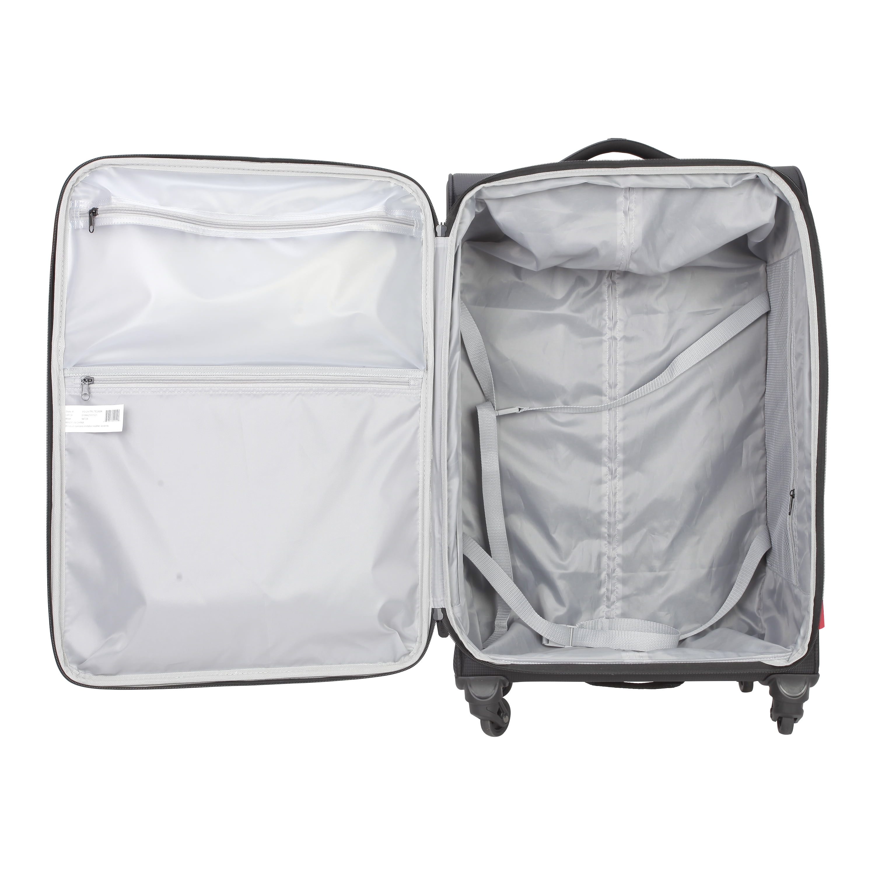 Protege Trulite 20" Softside Carry-On Luggage, Black - Image 7