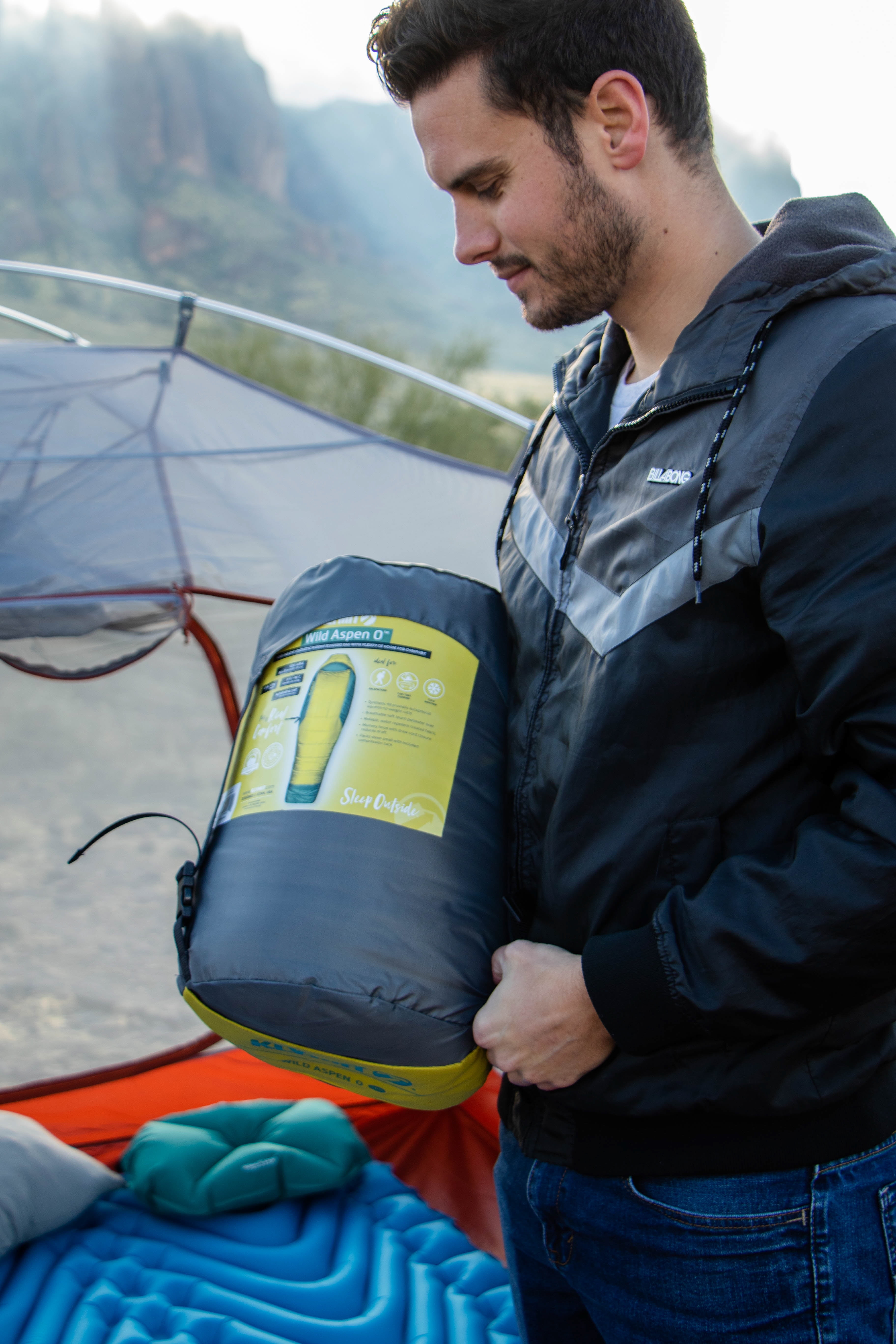 Klymit Wild Aspen 0 Degree Mummy Sleeping Bag, 4-Season Lightweight Water-Repellent Camping & Backpacking Bag, Large - Image 9