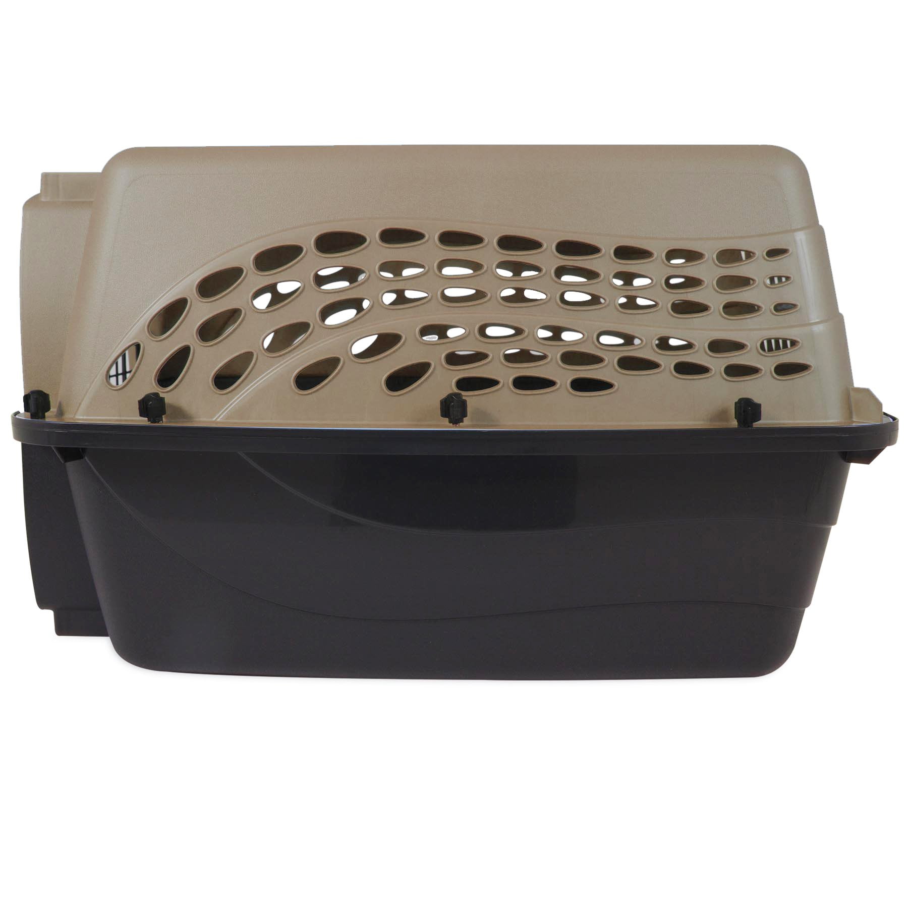 Petmate Two Door Top Load Plastic Travel Dog Kennel Pet Carrier for Dogs and Cats, Medium 24" for Pets Up To 15 lb, Pearl Tan - Image 9