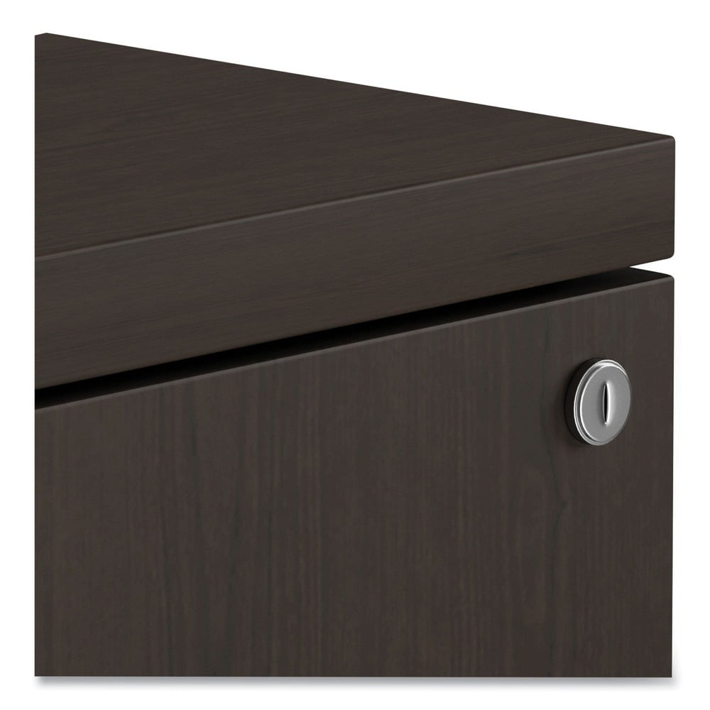 Alera 2 Drawers Vertical Lockable Filing Cabinet, Espresso - Image 3