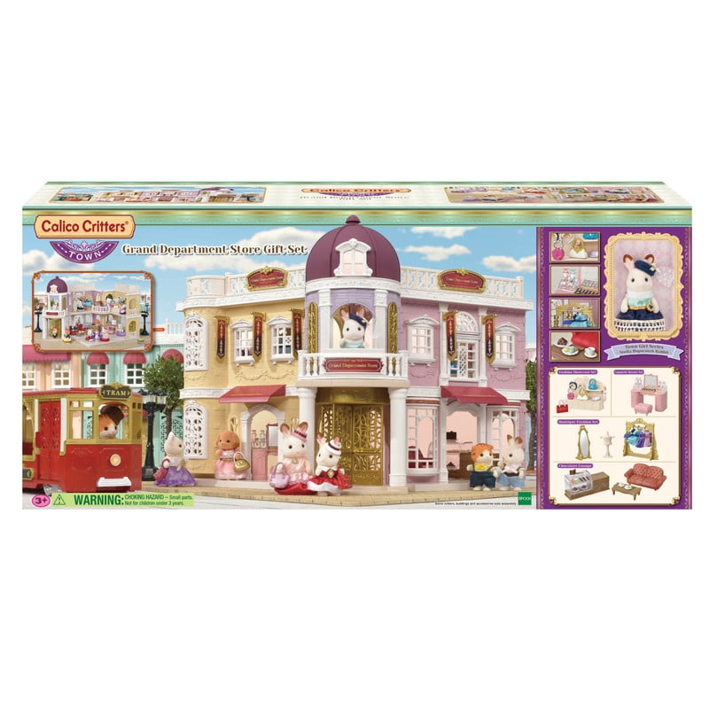 Calico Critters Town Series Grand Department Store Gift Set, Fashion Dollhouse Playset with Figure, Shops and Accessories - Image 4