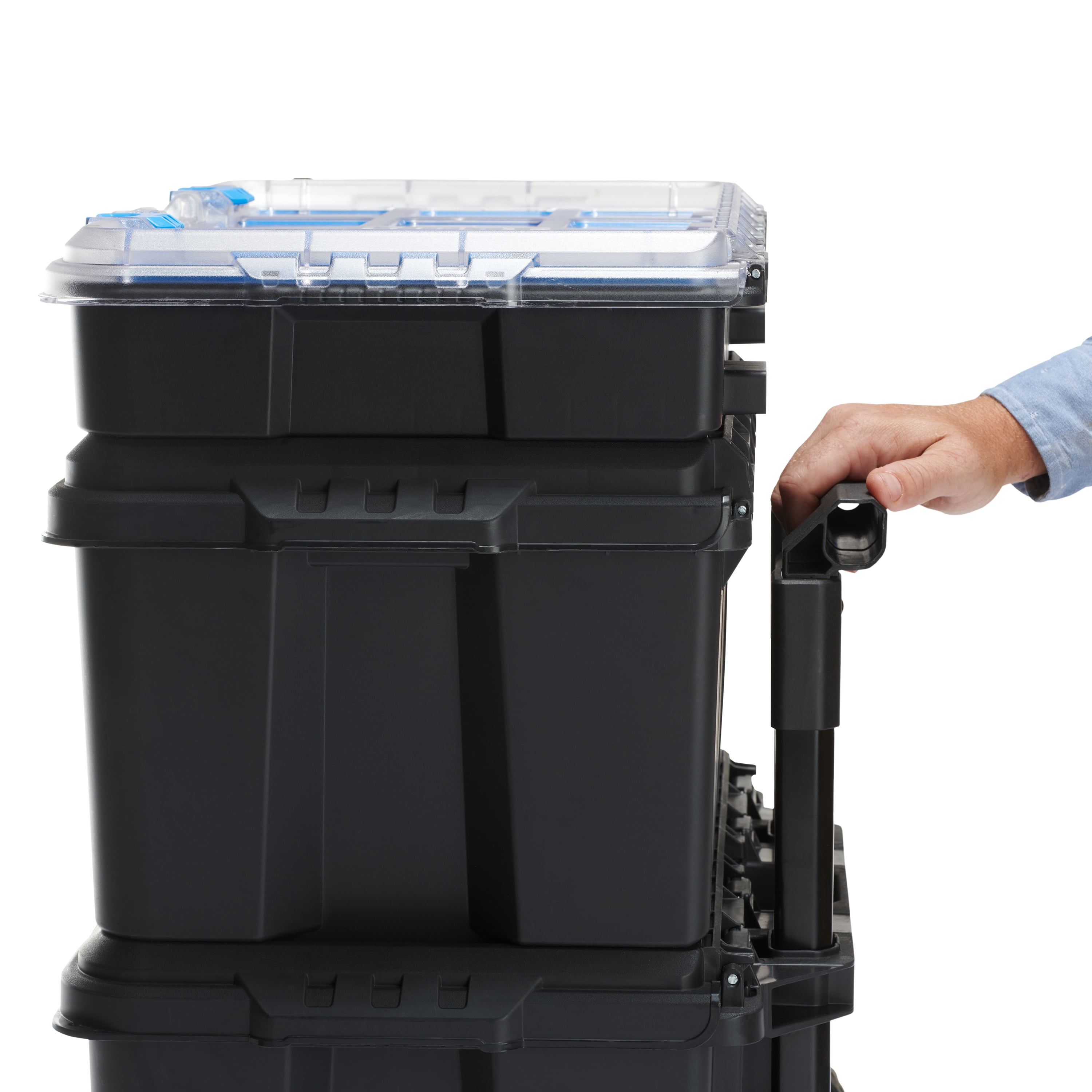 HART Stack System, Mobile Tool Storage and Organization, Black & Blue - Image 27