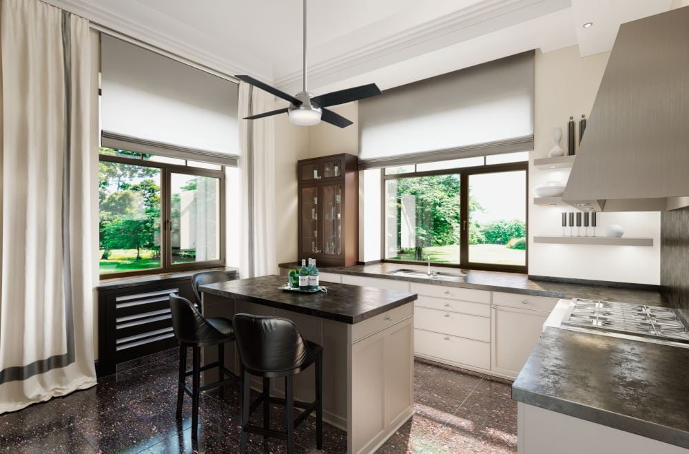 Hunter Fan Company 50284 Dempsey Indoor LED Ceiling Fan w/ Remote, Grey Oak - Image 4