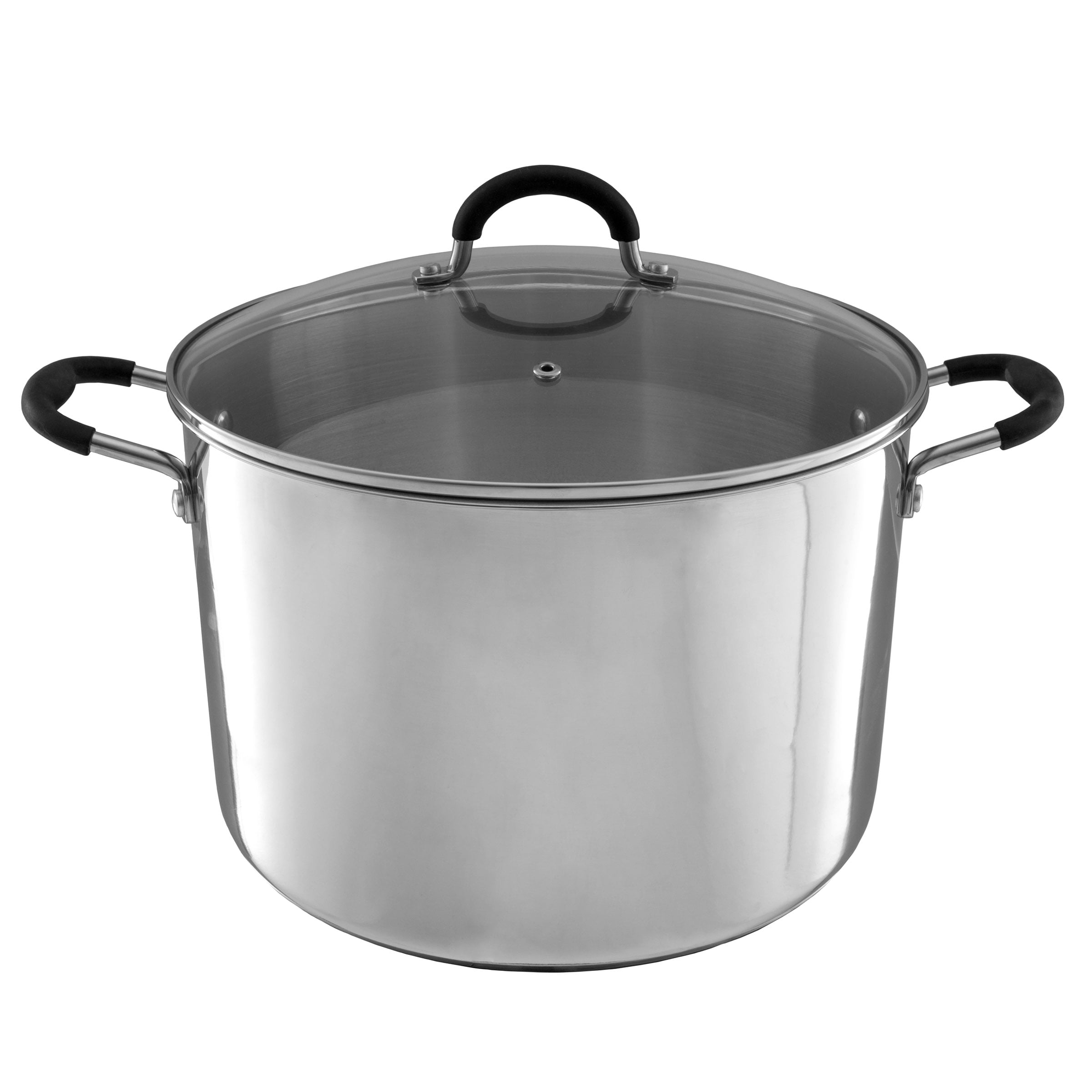 Large Stock Pot-Stainless Steel Pot with Lid-Compatible with Electric, Gas, Induction or Gas Cooktops-12-Quart Capacity Cookware by Classic Cuisine - Image 3