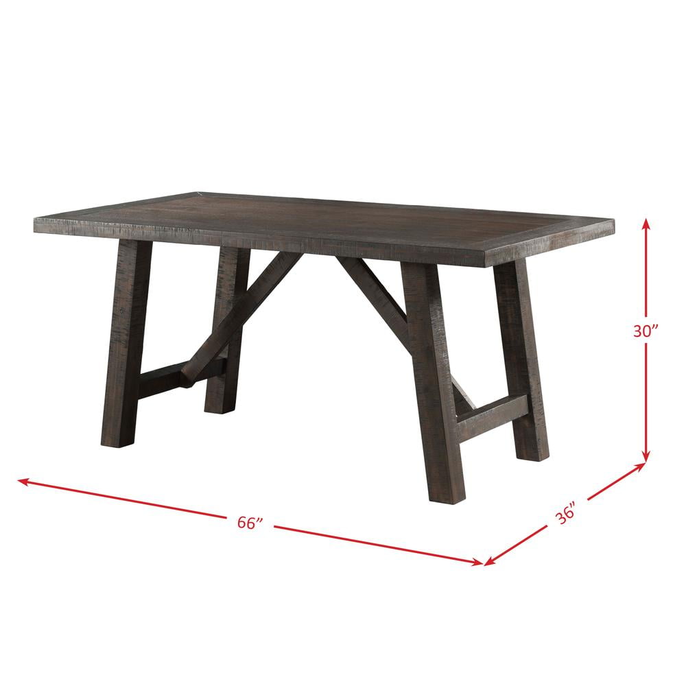 Picket House Furnishings Carter Dining Table, Dark Gray - Image 4