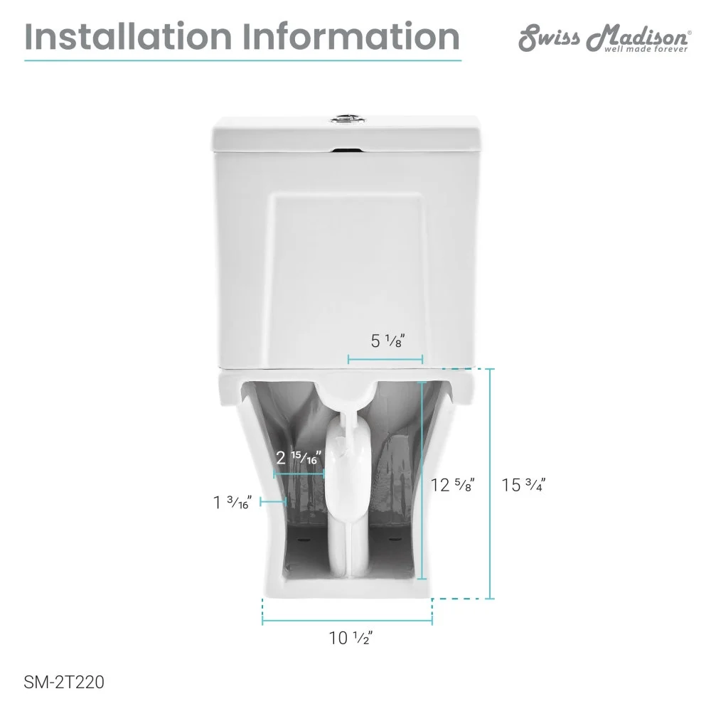 Cache Two-Piece Elongated Toilet Dual-Flush 1.1/1.6 gpf - Image 5