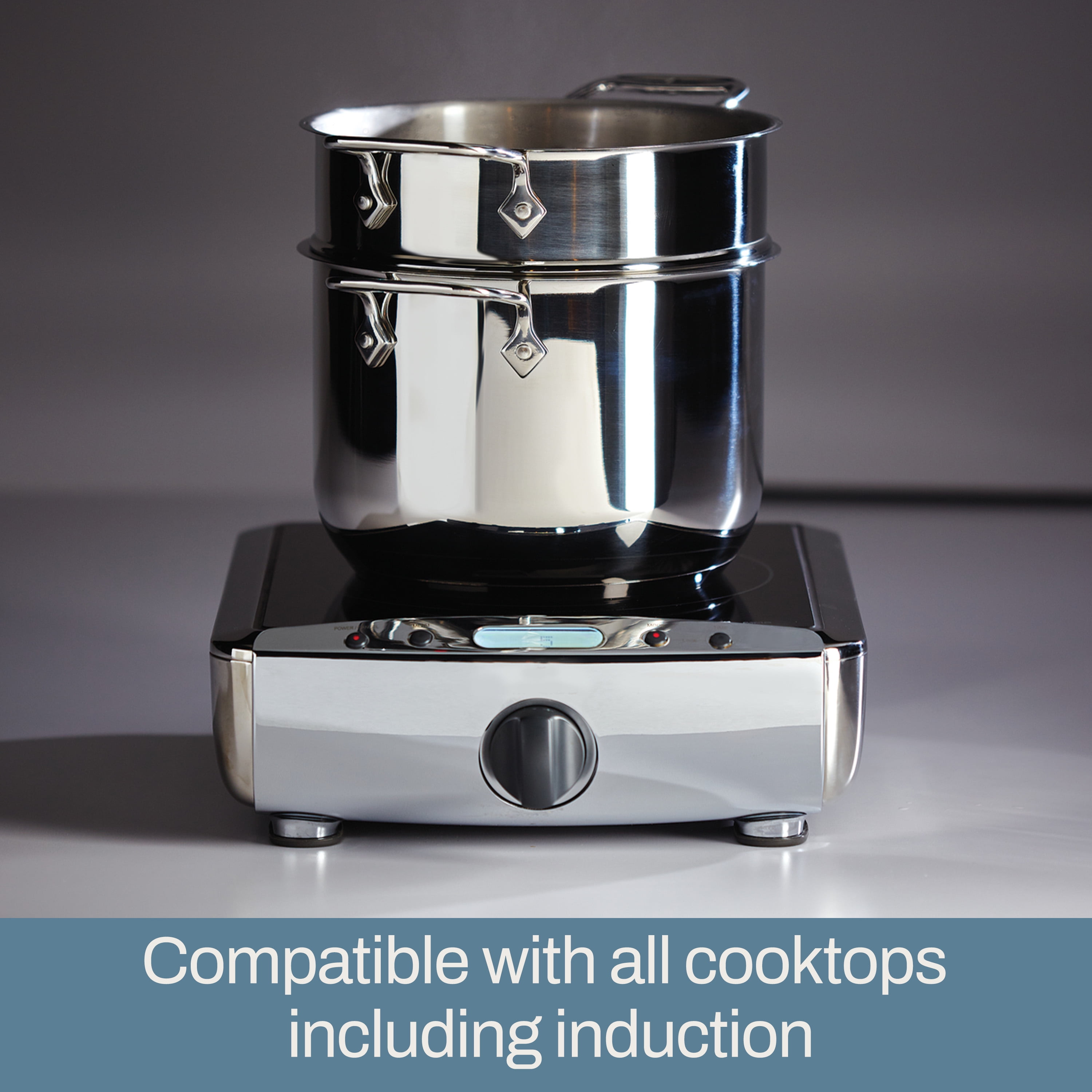 All-Clad Gourmet Accessories, Pasta Pot with Perforated Insert and lid, 6 quart - Image 4