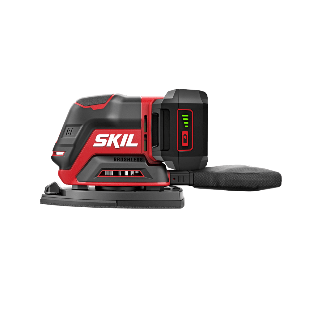SKIL 20V Brushless Compact Multi-Sander Kit with Battery and Fast Charger, SR6607B-10 - Image 3