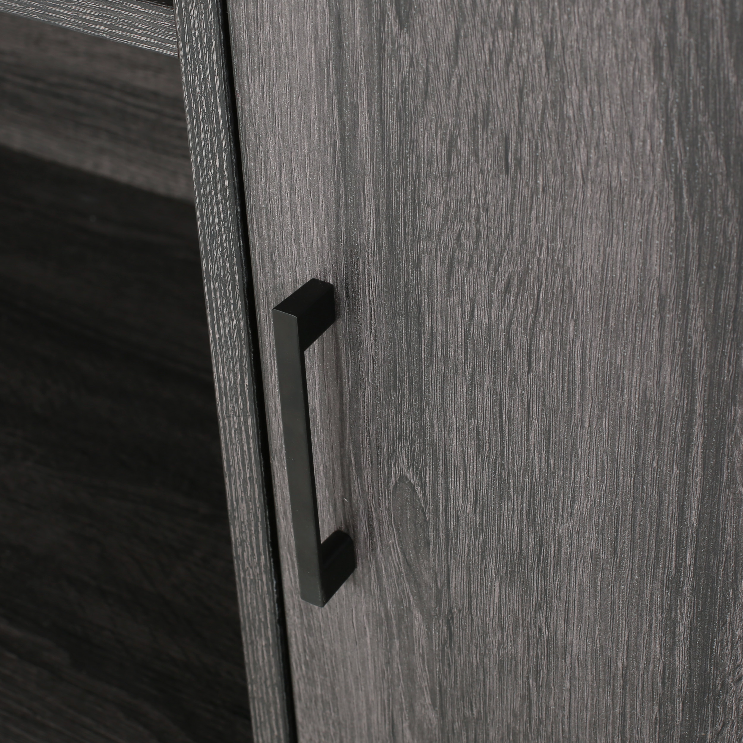 Noble House Lumiere Contemporary Faux Wood Cube Unit Bookcase, Dark Gray and Black - Image 9