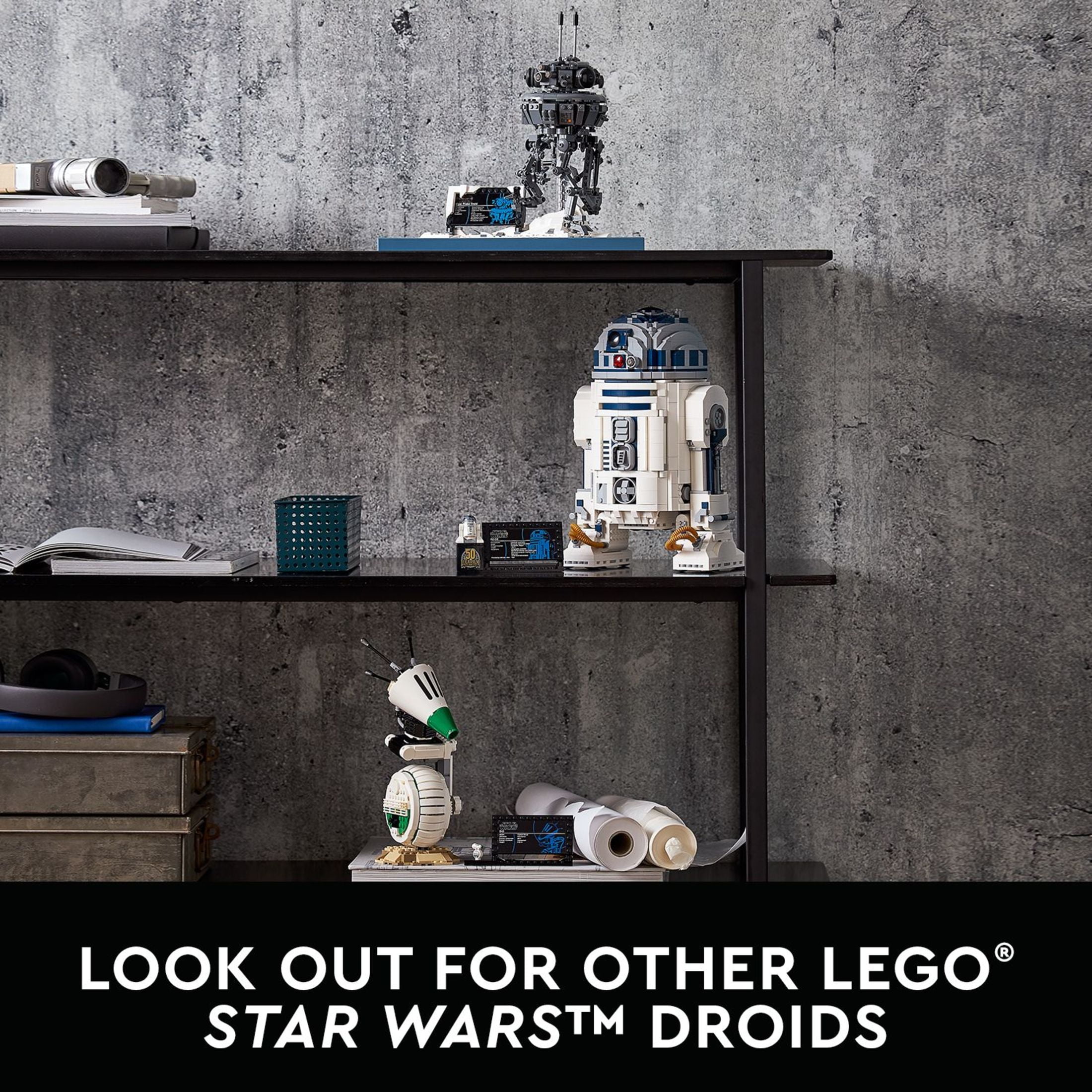LEGO Star Wars R2-D2 Building Set - Collectible 3D Puzzle for Adults, Ages 18+ - Build for Display for Room, Office, or Desk - Info Plaque Included - Gift Idea for Fans - 75308 - Image 3