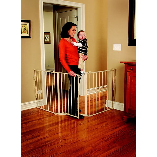 Regalo 76 Inch Super Wide Baby Gate, 3-Panel Baby Safety Gate, Configurable, Age Group 6 to 24 Months - Image 6