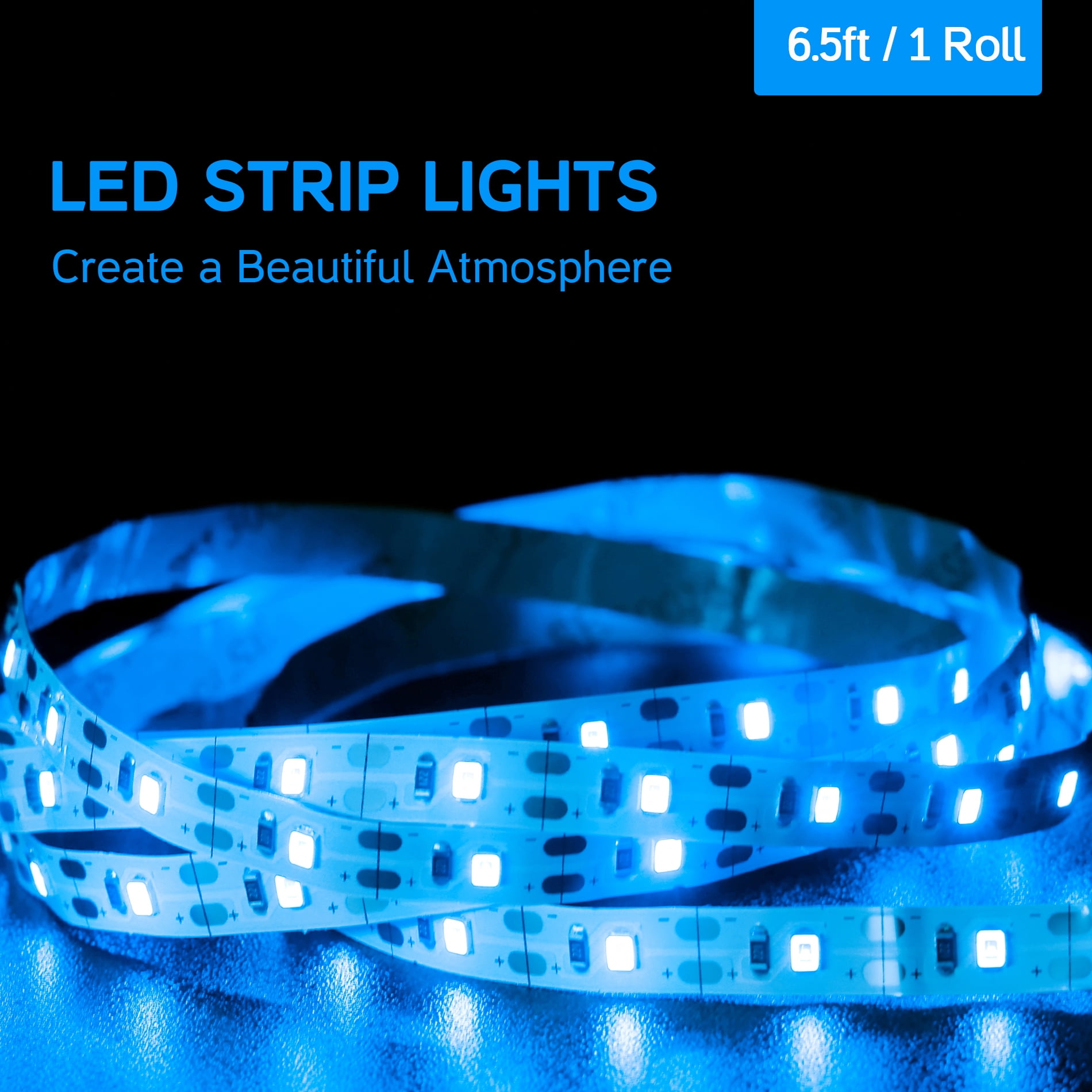 Tall TV Stand with Blue LED Lights Strips for 65 inch TVs, Farmhouse Media Console Table with Mesh and Barn Doors for Bedroom, Living Room, Dark Rustic Oak, 59x15.4x31 - Image 9