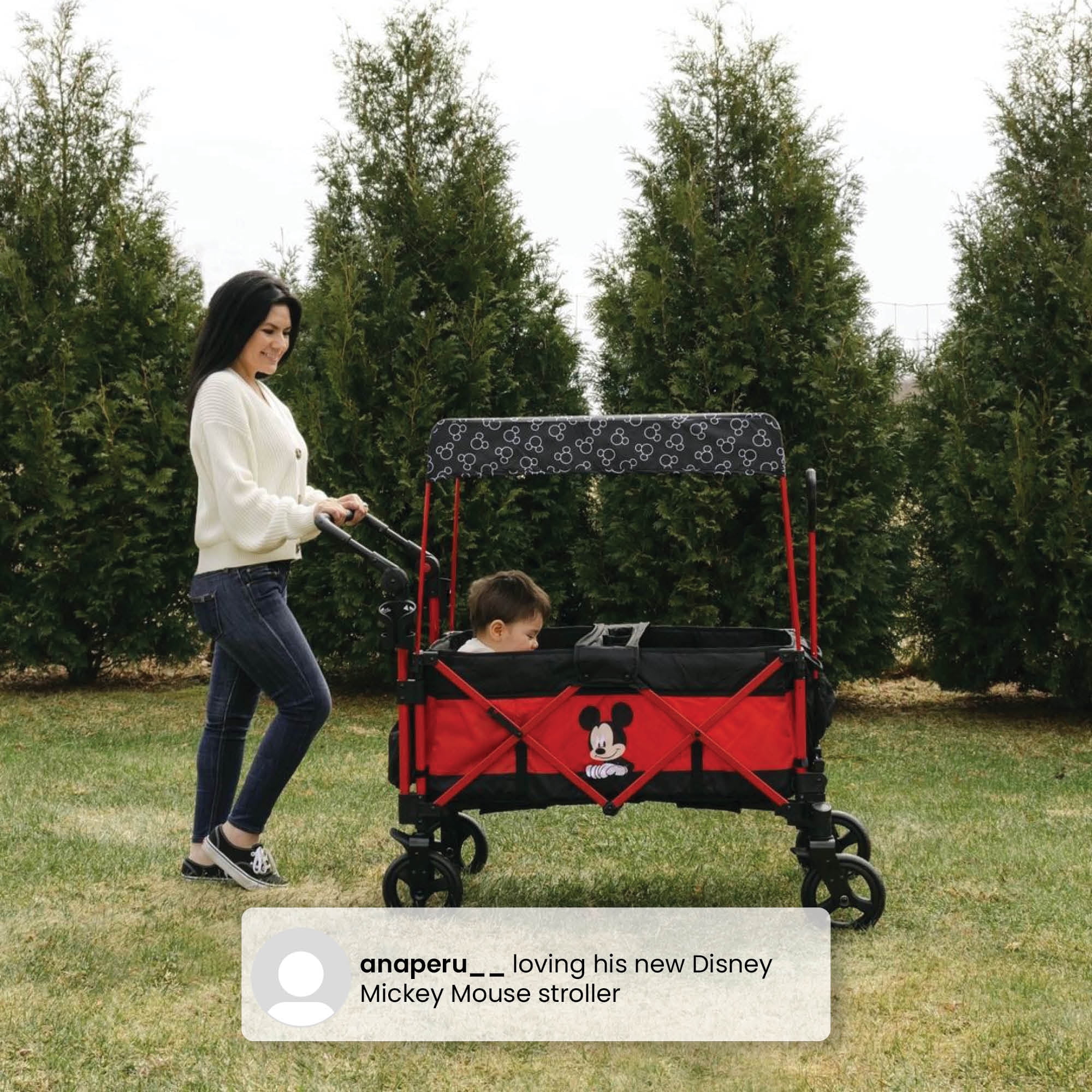 Disney Mickey Mouse Stroller Wagon by Delta Children - Image 11