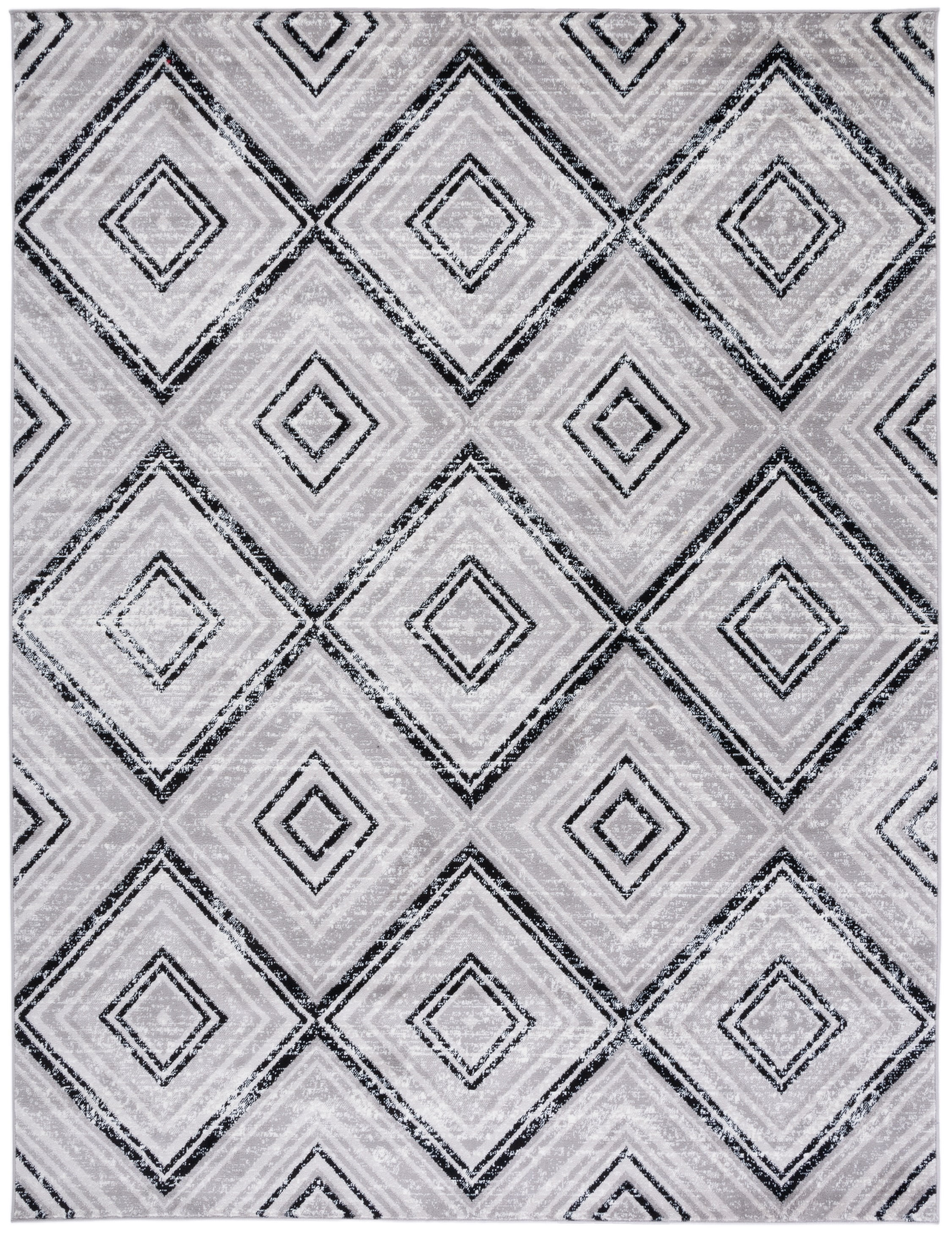 Safavieh Skyler Edwige Modern Rug Grey/Black 10' x 14' 10' x 14' Indoor Bedroom,Living Room,Dining Room Black Rectangle - Image 4