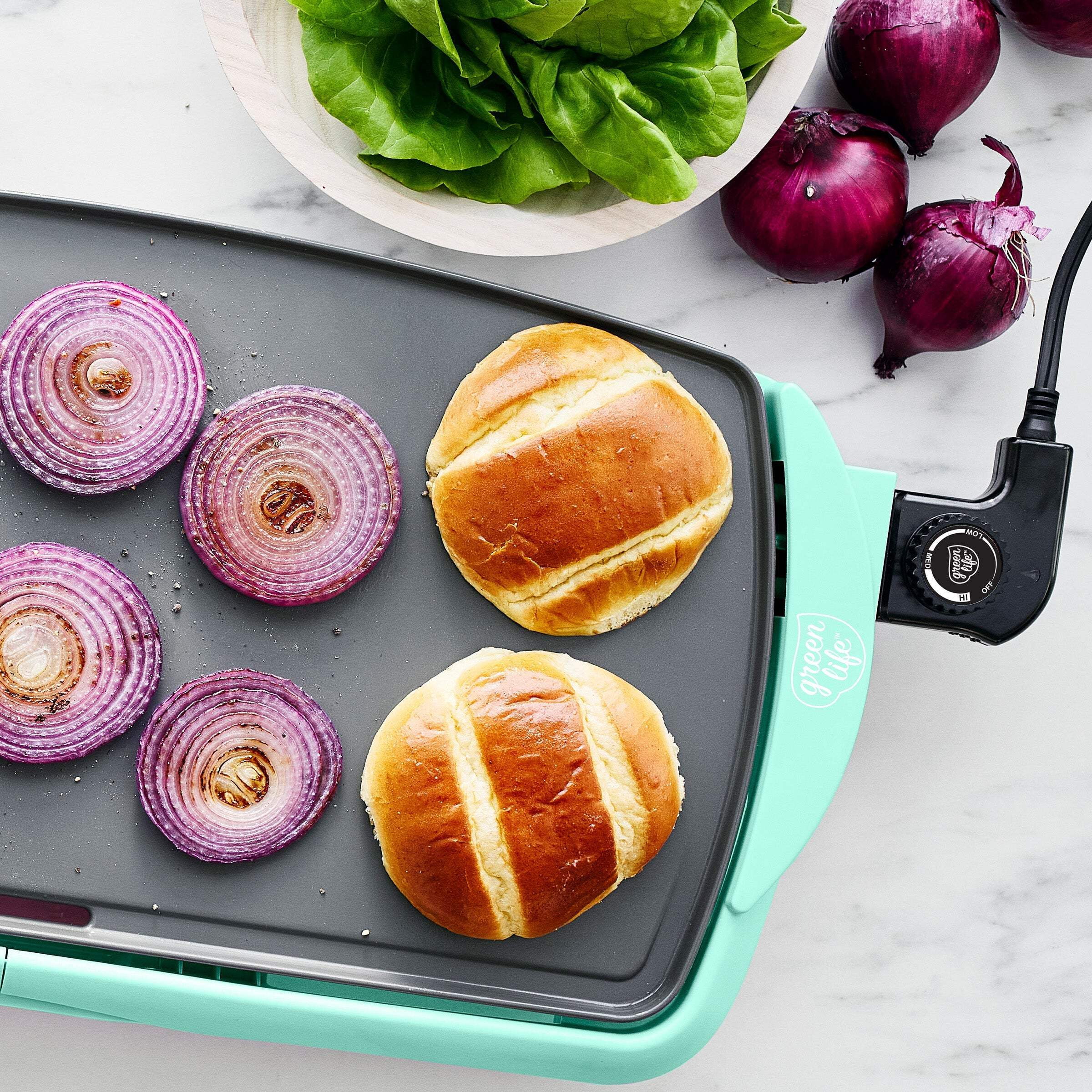 GreenLife Healthy Griddle XL | Turquoise - Image 3
