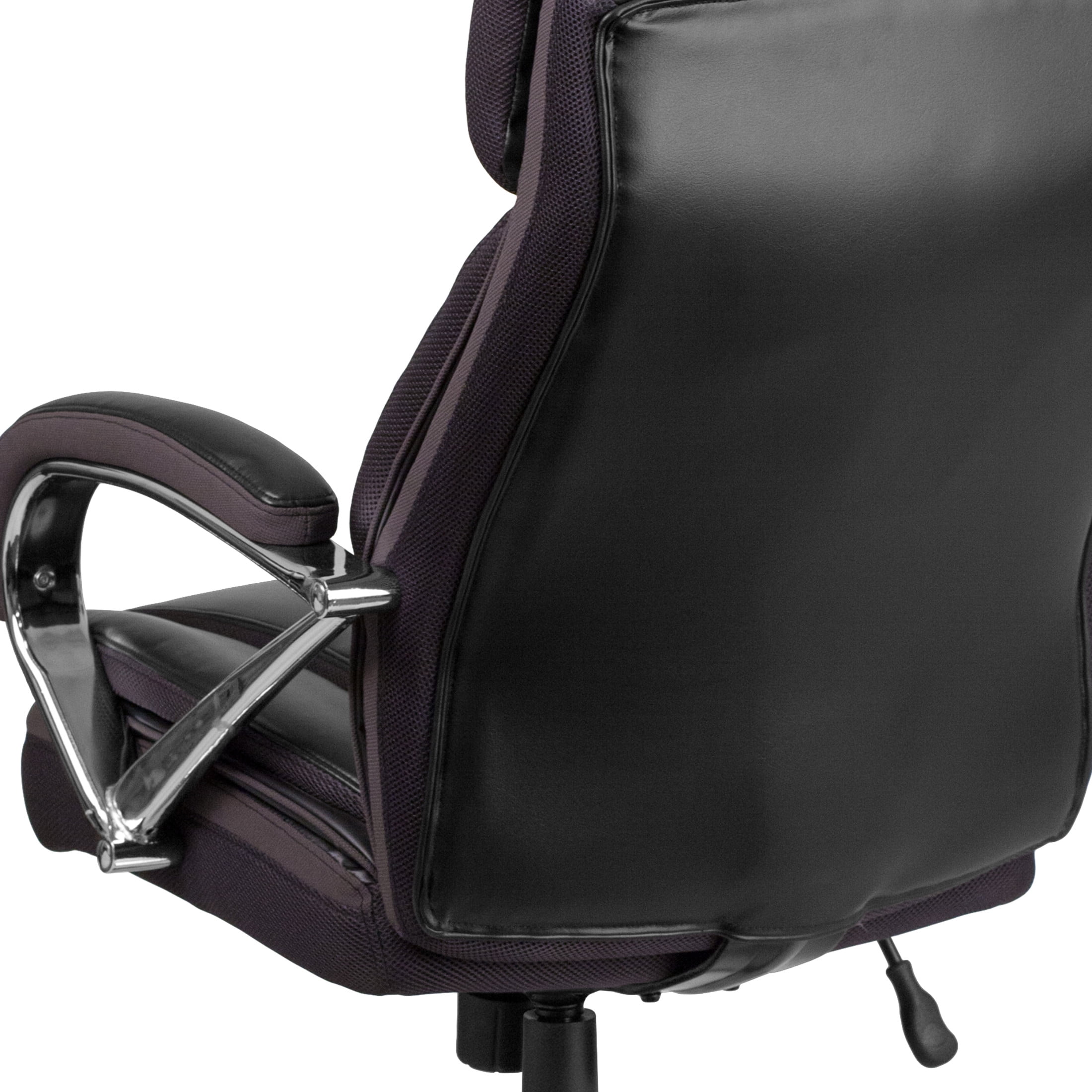 Flash Furniture Hercules Series Big & Tall Ergonomic LeatherSoft Office Chair, Black - Image 16