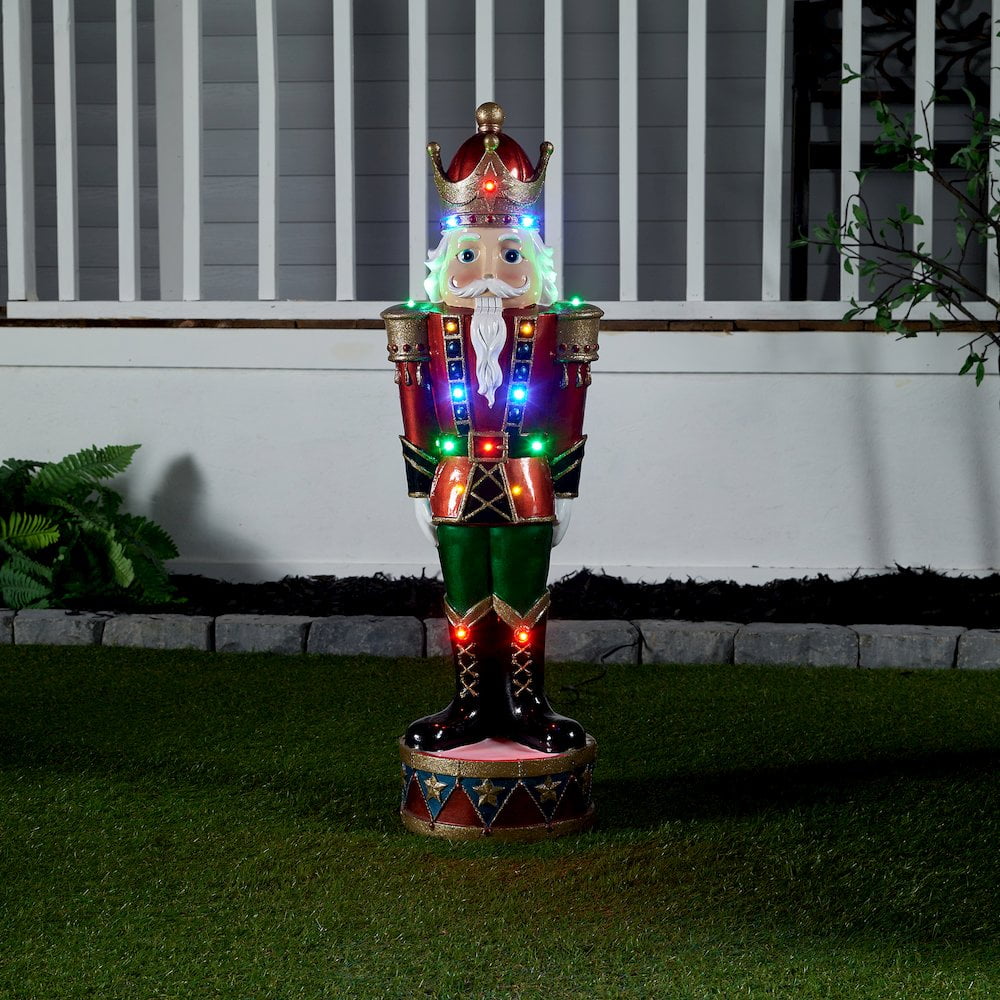 Hi-Line Gift Ltd. Nutcracker with LED Lights - Image 2
